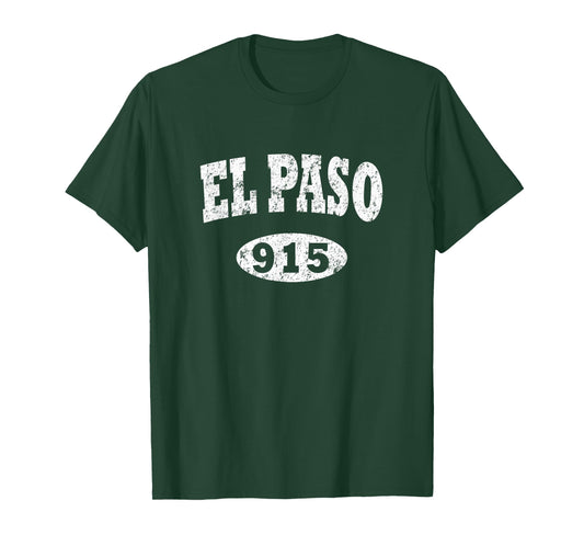 EL Paso Shirt. Vintage Texas Area Code 915 T-Shirt Tee T-Shirt