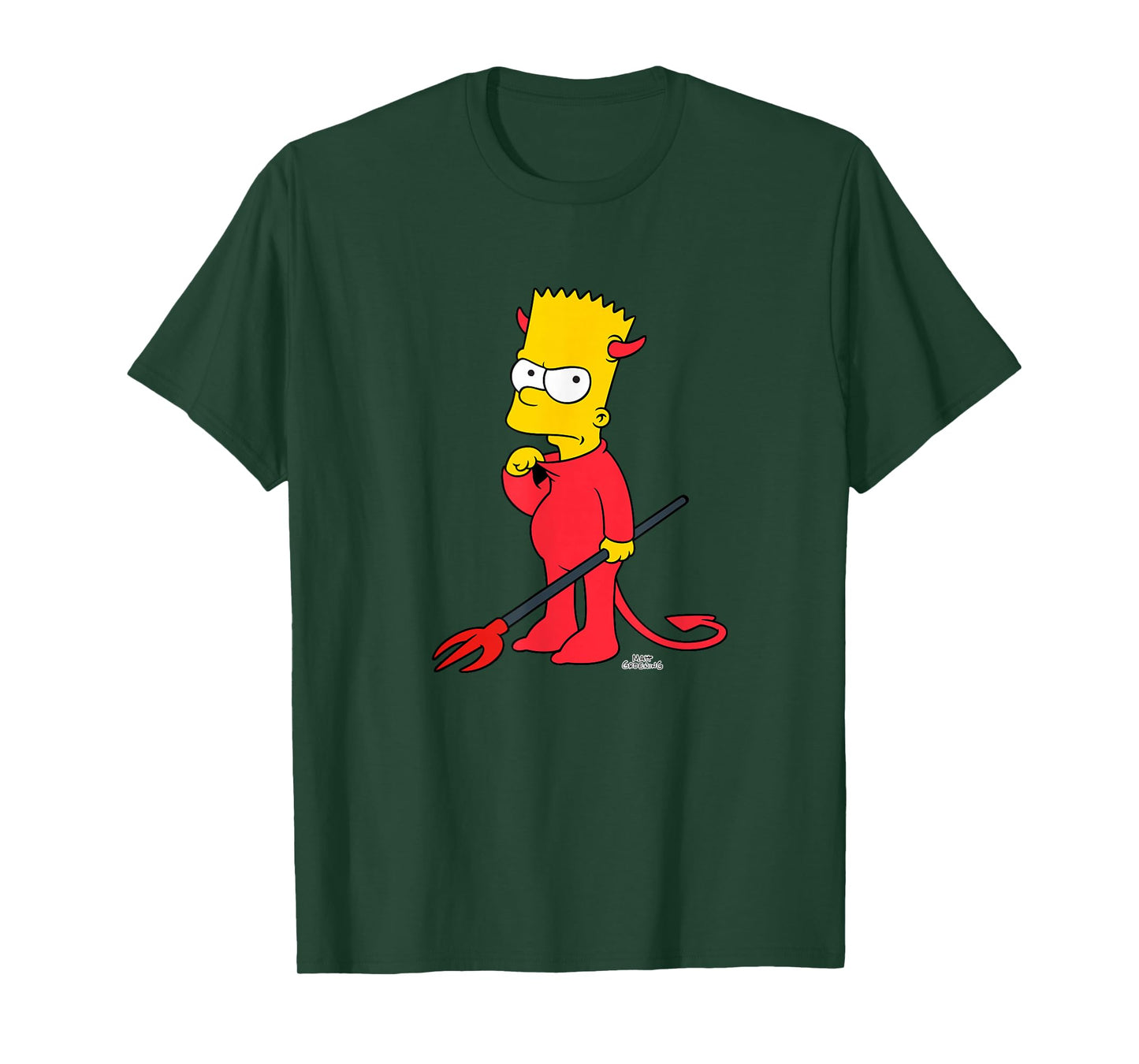 The Simpsons Bart Devil Suit Treehouse of Horrors Halloween T-Shirt