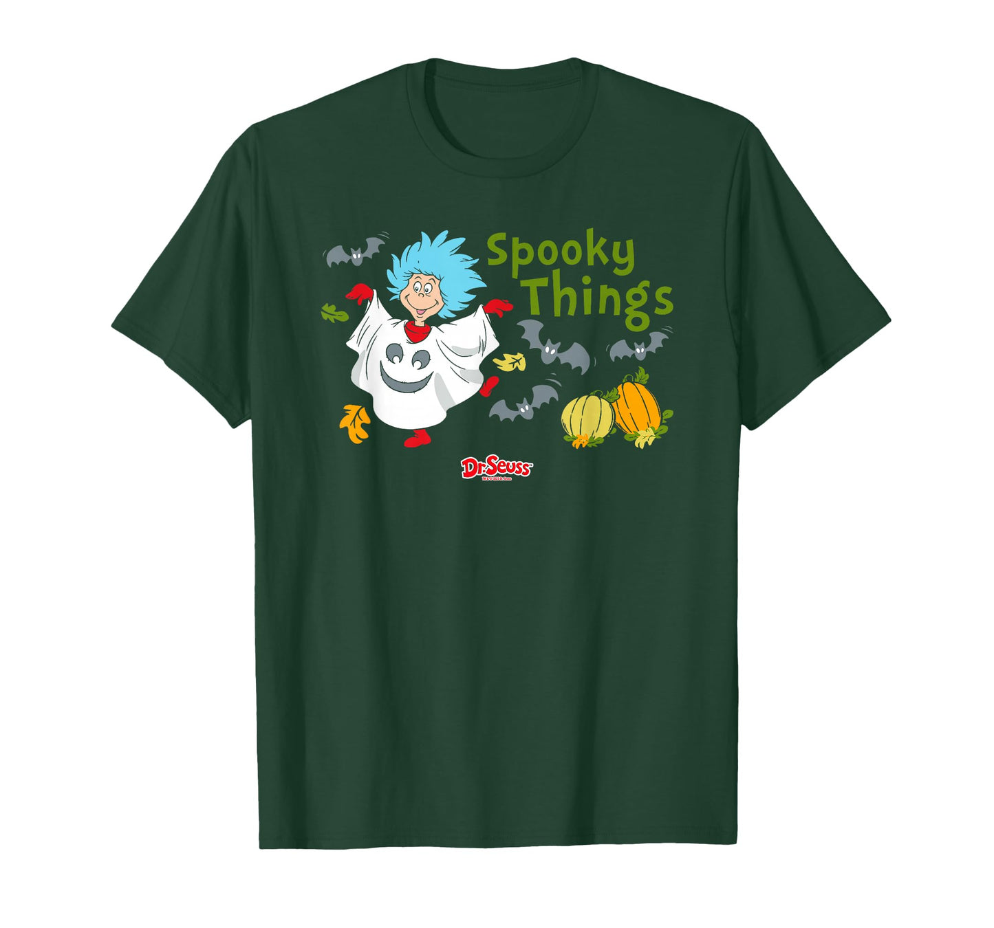 Dr. Seuss The Cat in The Hat Spooky Things T-Shirt