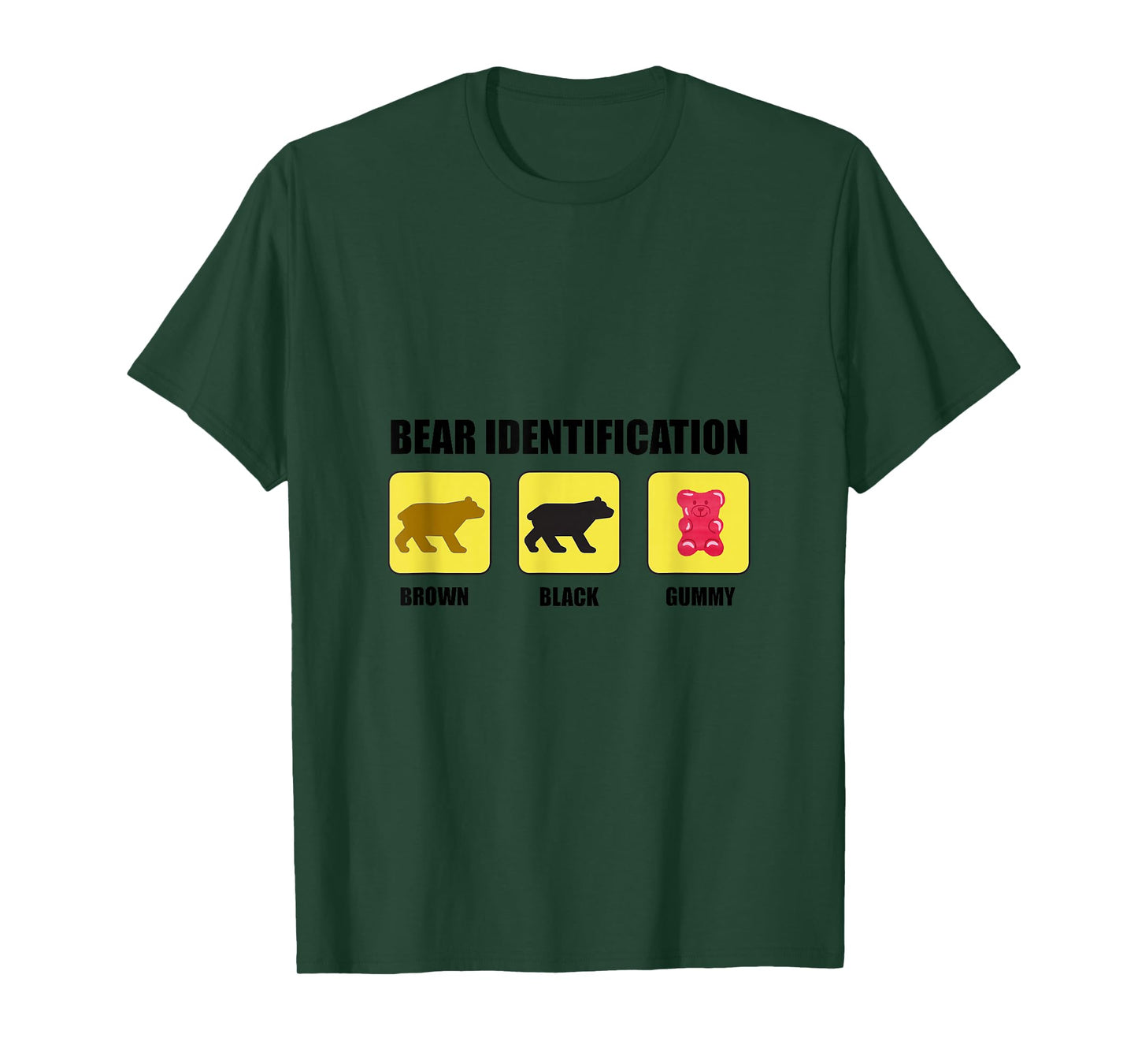 Bear Identification Funny T-Shirt T-Shirt