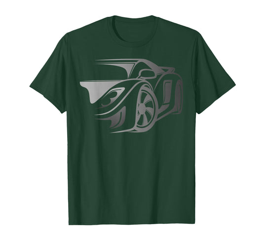 Exotic Car Supercharge Turbo Sports Car T- Shirt T-Shirt