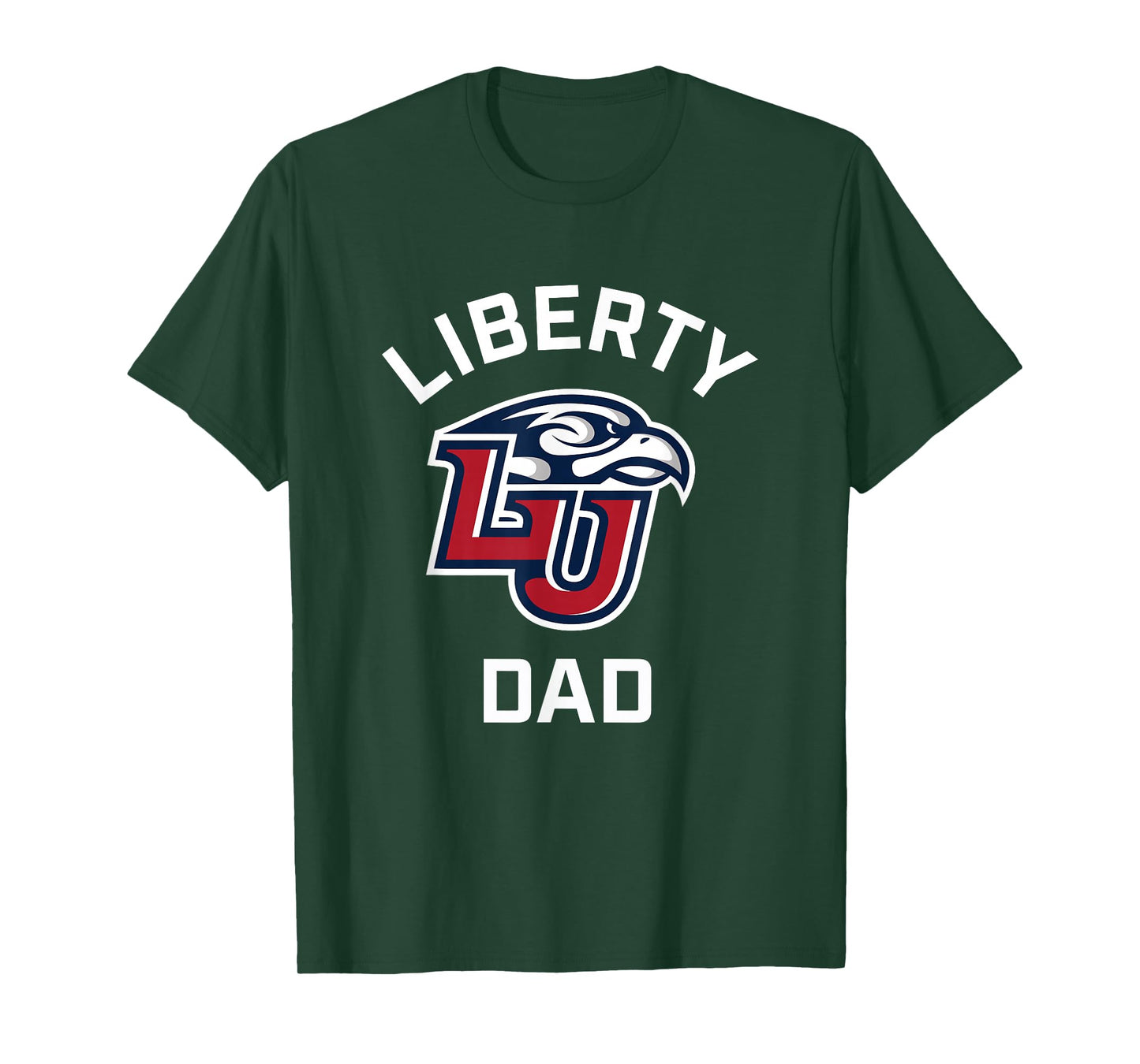 Liberty University Flames Arched Dad T-Shirt