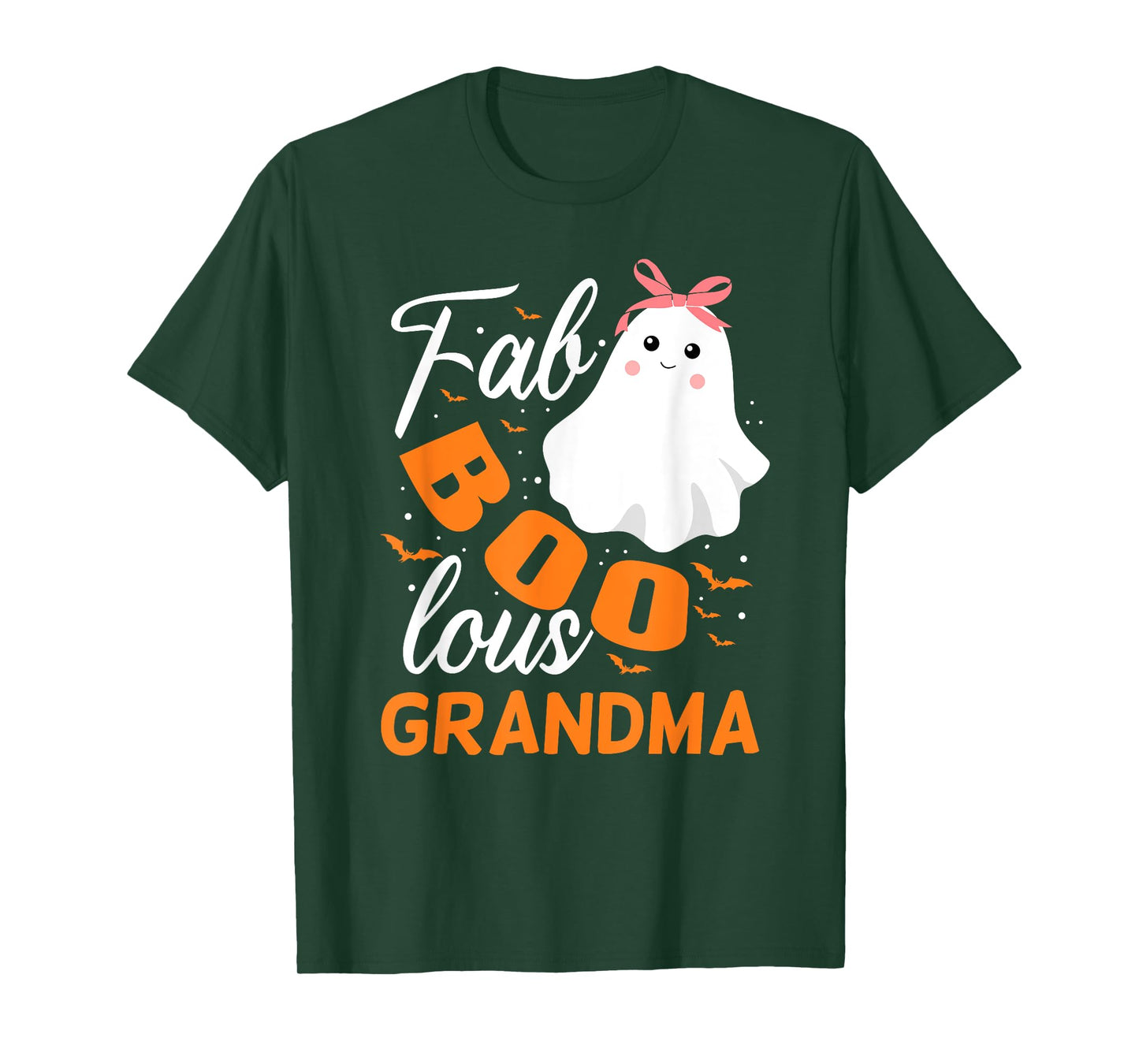Fabulous Faboolous Grandma Ghost Halloween T-Shirt