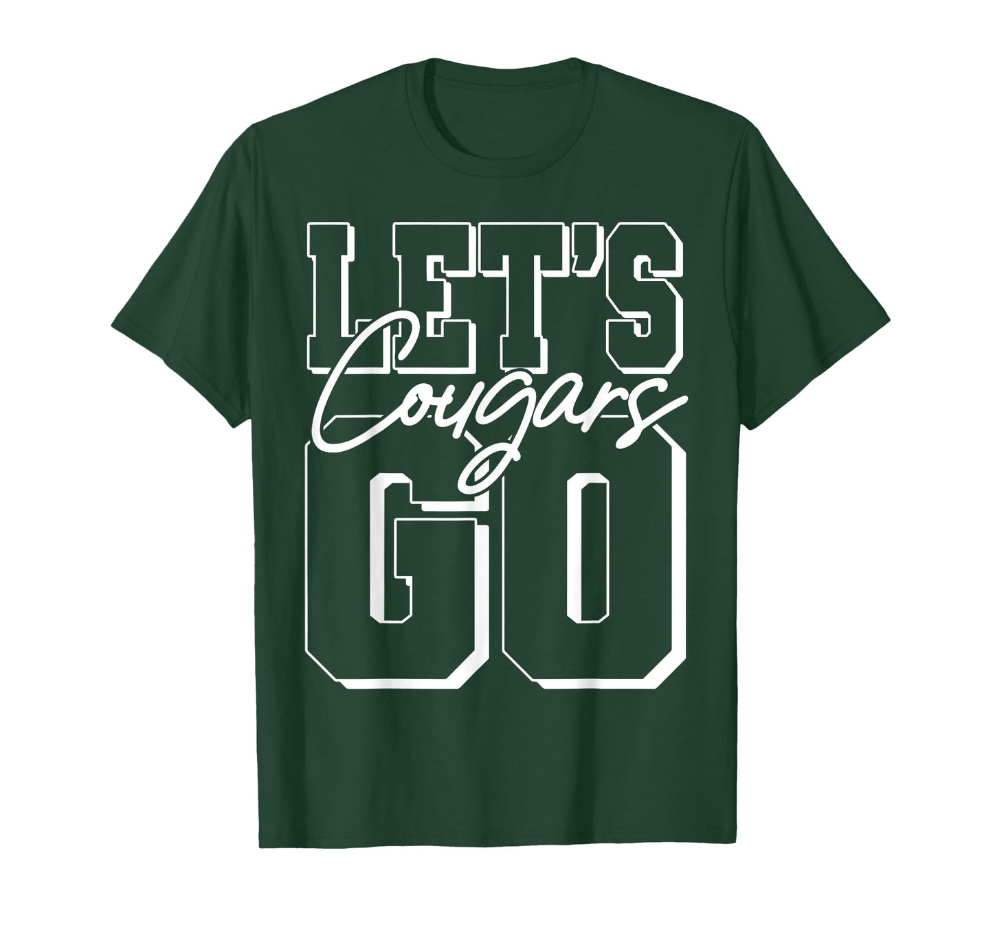 Let's Go Cougars Back to School Spirit T-Shirt