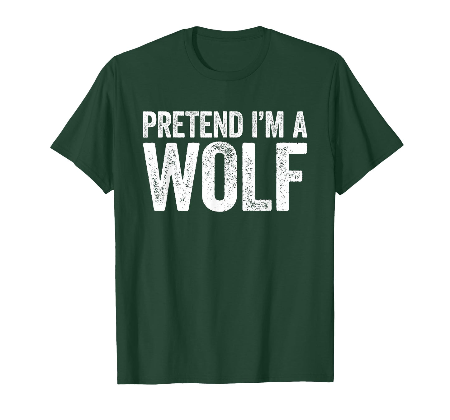 Pretend I'm A Wolf Shirt Adult Kids Matching Wolf Costume T-Shirt