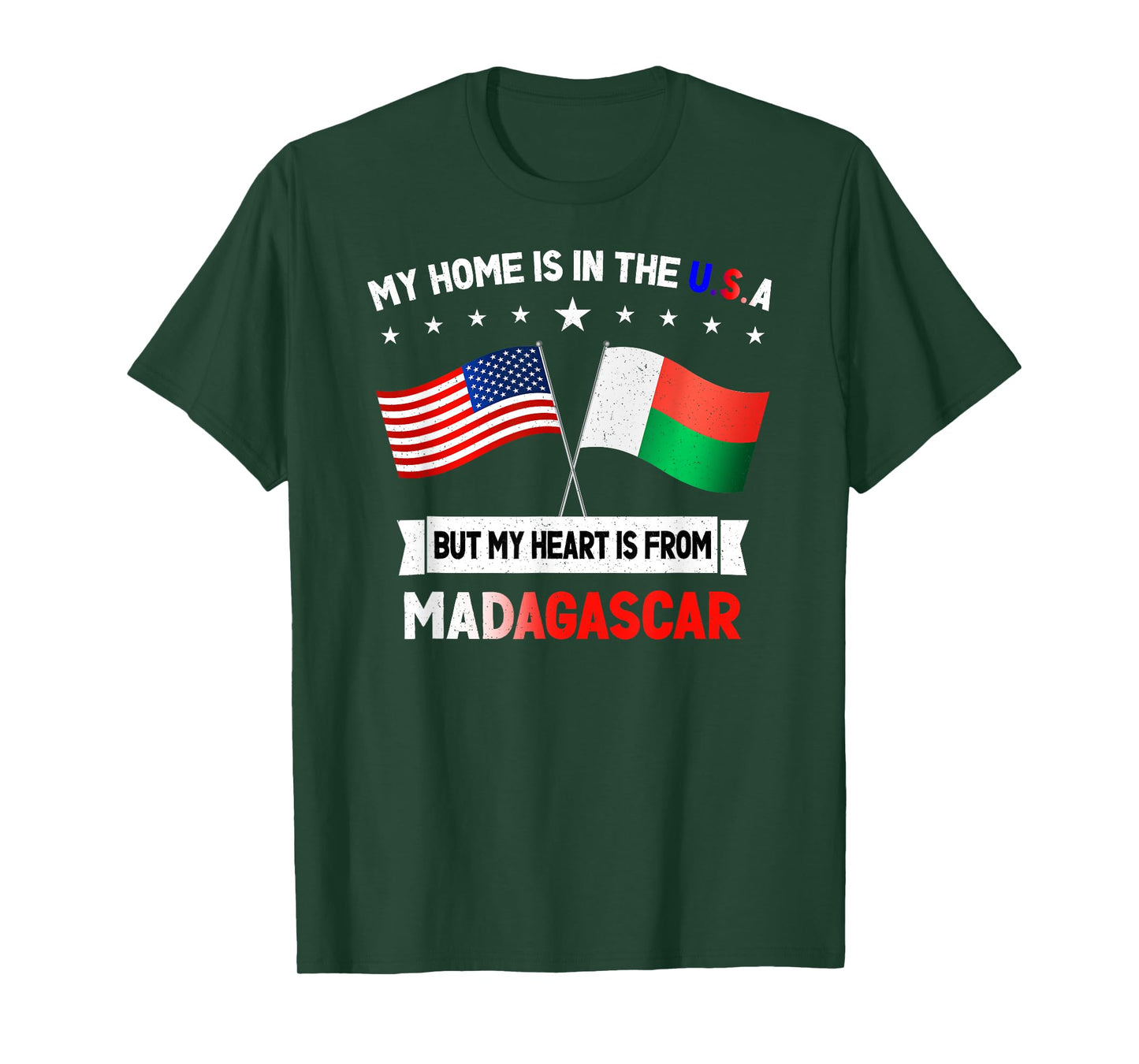 Madagascar & USA T-Shirt