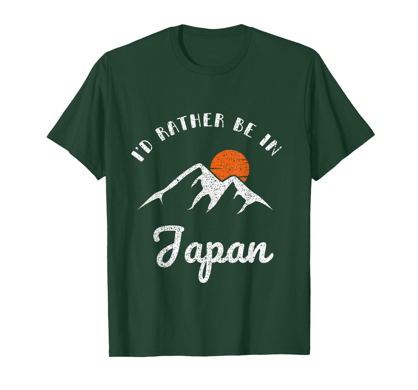 I'd Rather Be In Japan Vintage Retro Japan T-Shirt