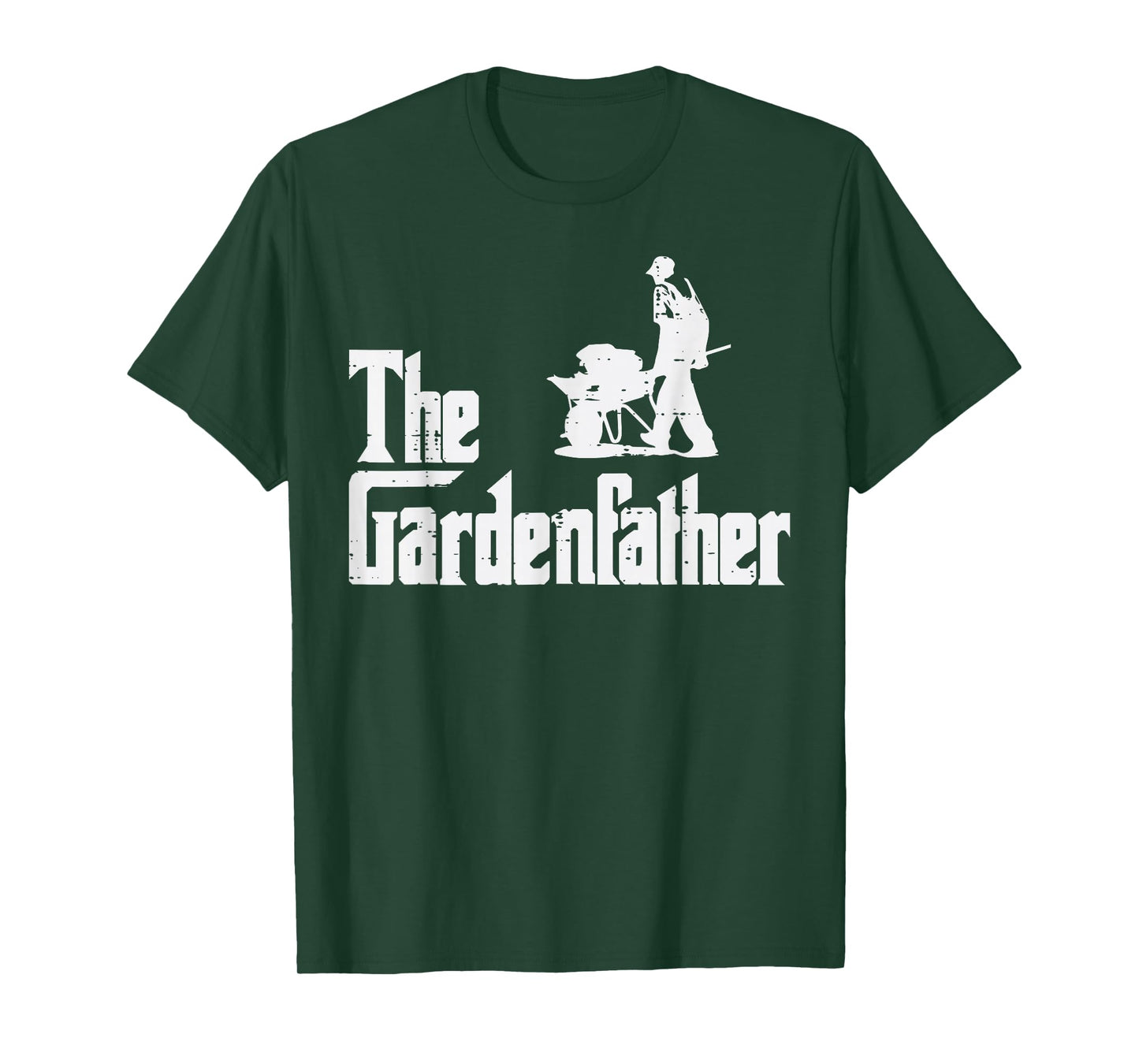 Gardening The Gardenfather Funny Movie Pun Fathers Day Men T-Shirt