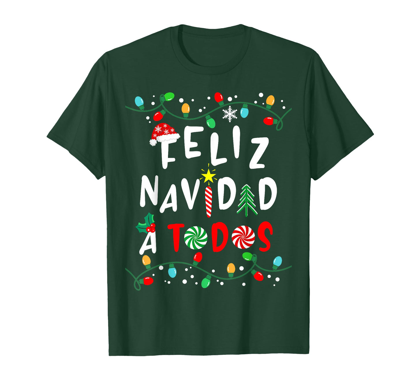 Feliz Navidad Shirt-Funny Mexican Christmas in Spanish T-Shirt