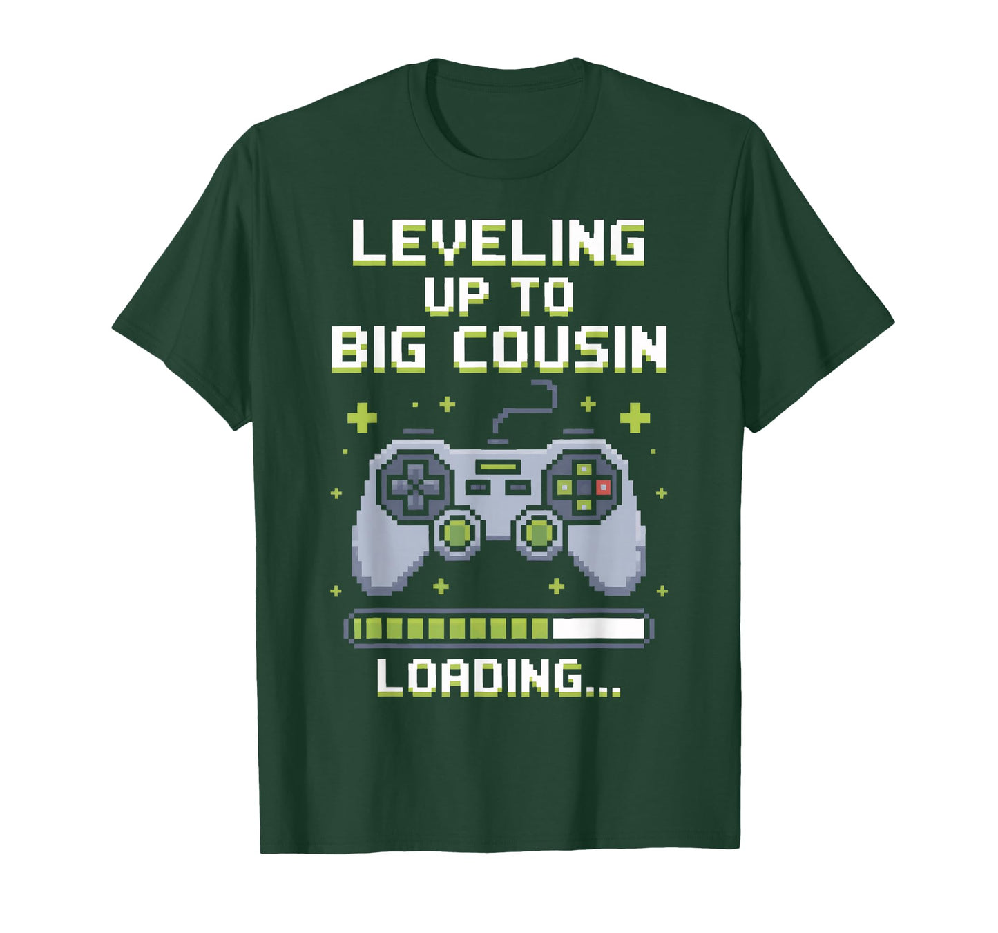 Leveling Up to Big Cousin Gamer Family Announce T-Shirt