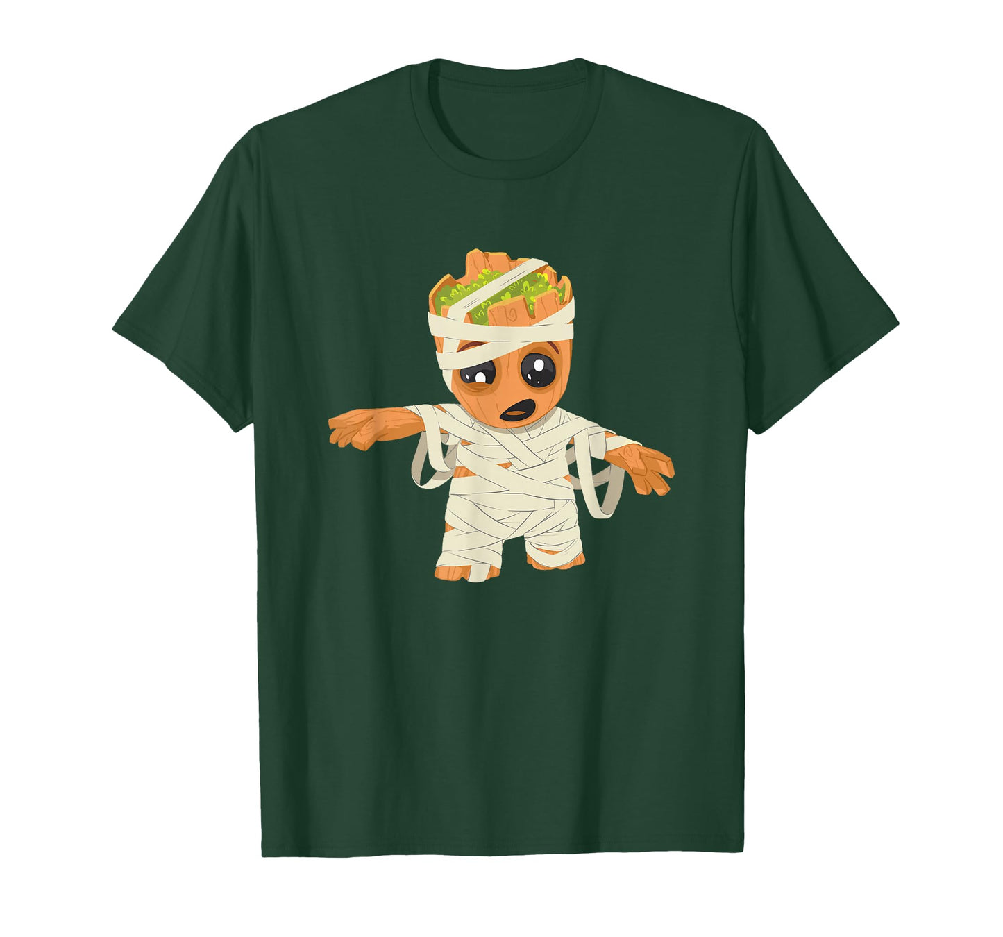 Marvel Classic Halloween Baby Groot Cute Mummy Costume T-Shirt