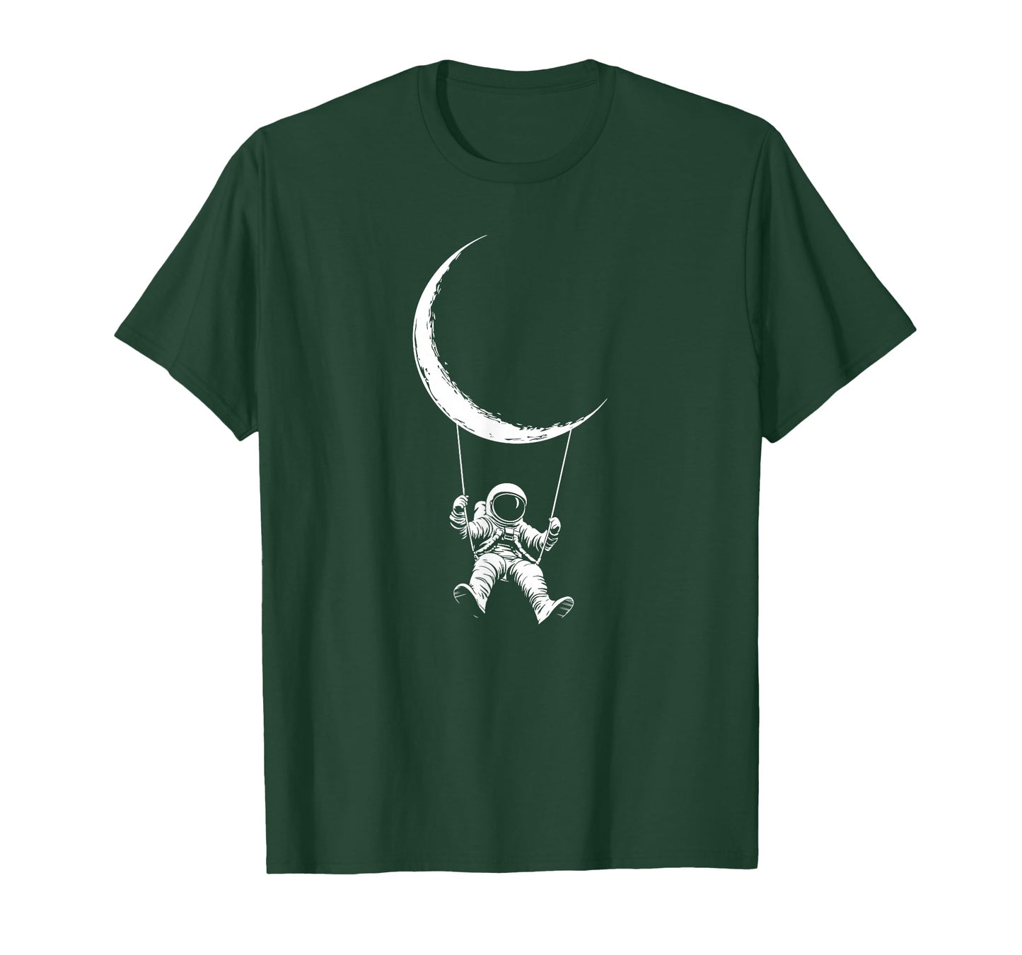 Funny Moon Swing Astronaut T-Shirt