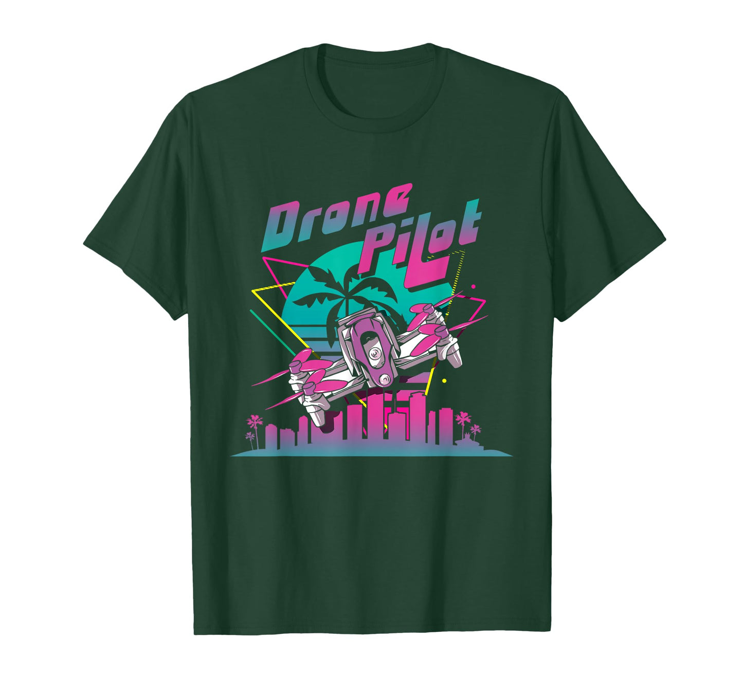 Retro Vintage Funny Drone Pilot T-Shirt