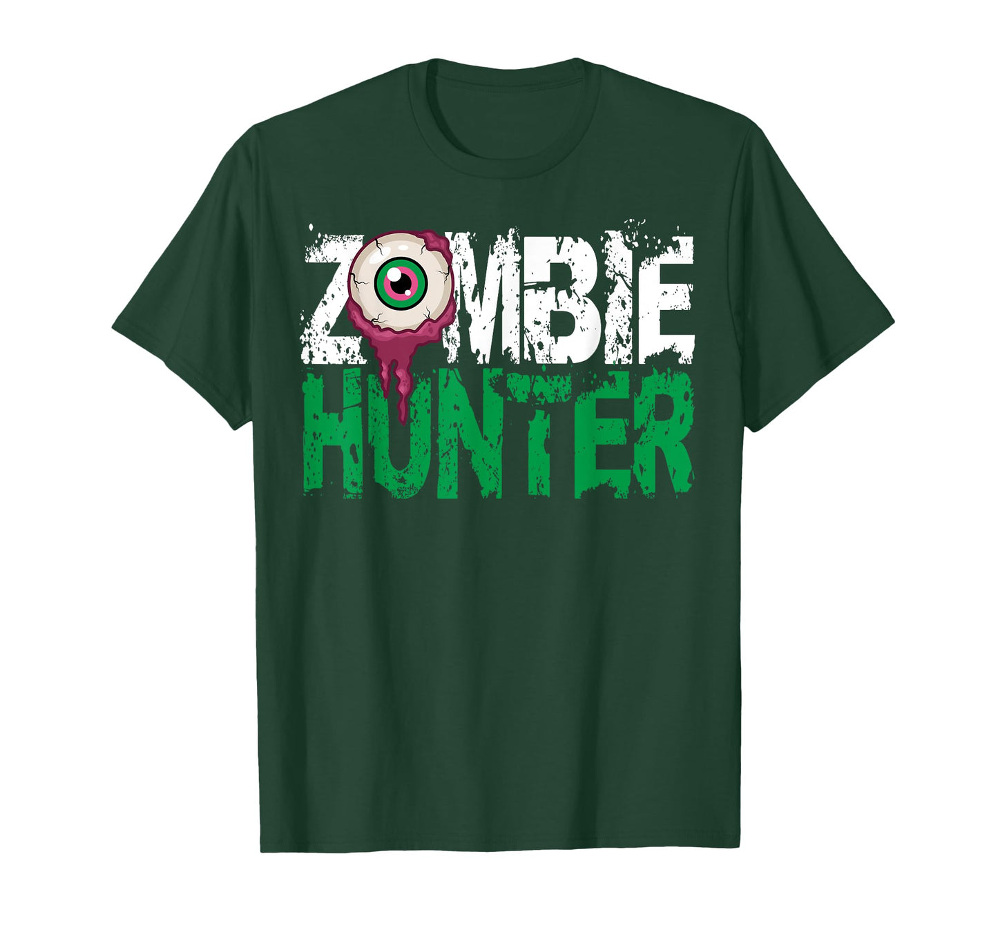 Zombie Hunter Halloween Shirt Cute with an Eye Hunting Gift T-Shirt