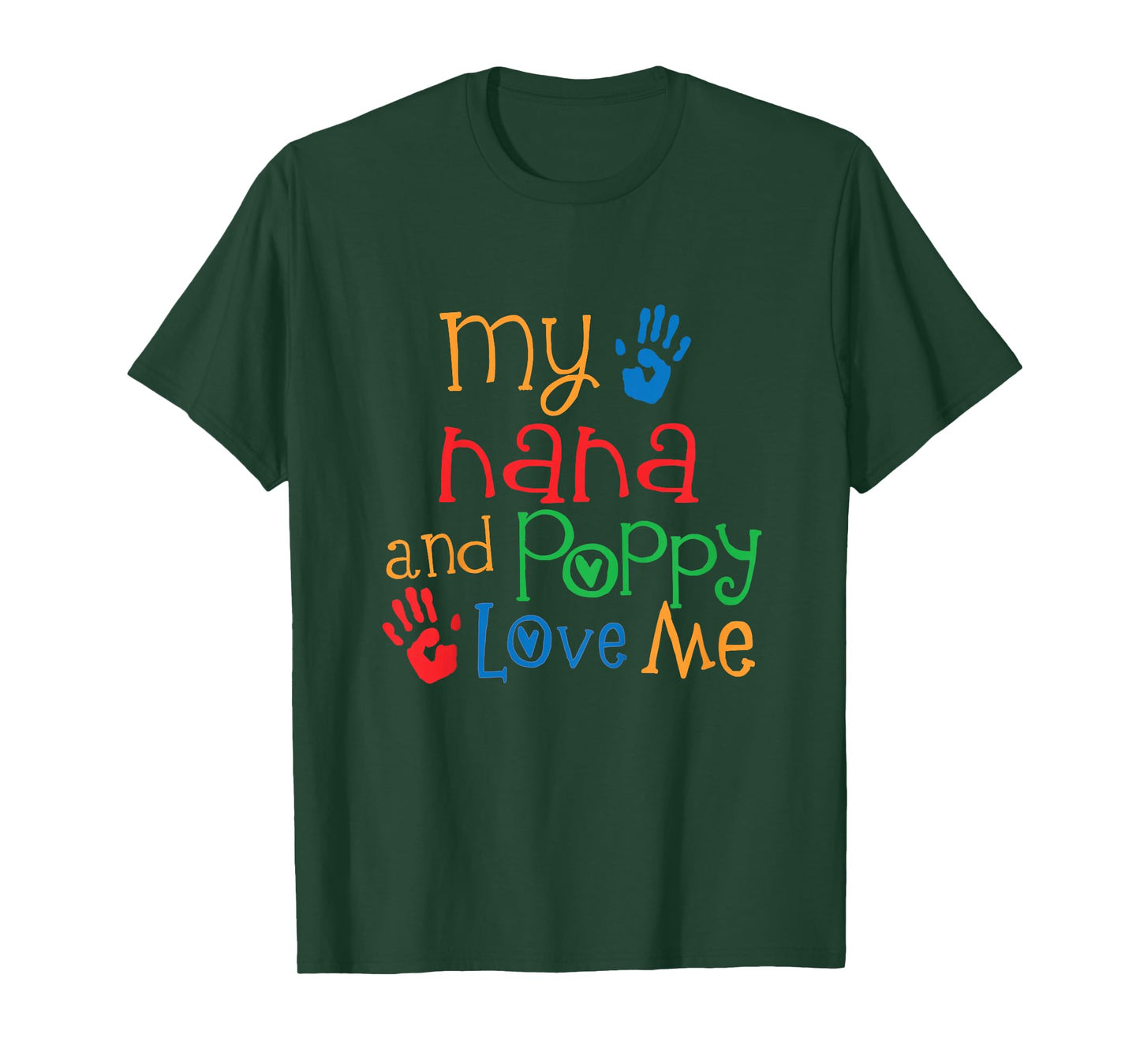 Kids My Nana and Poppy Love Me T-Shirt