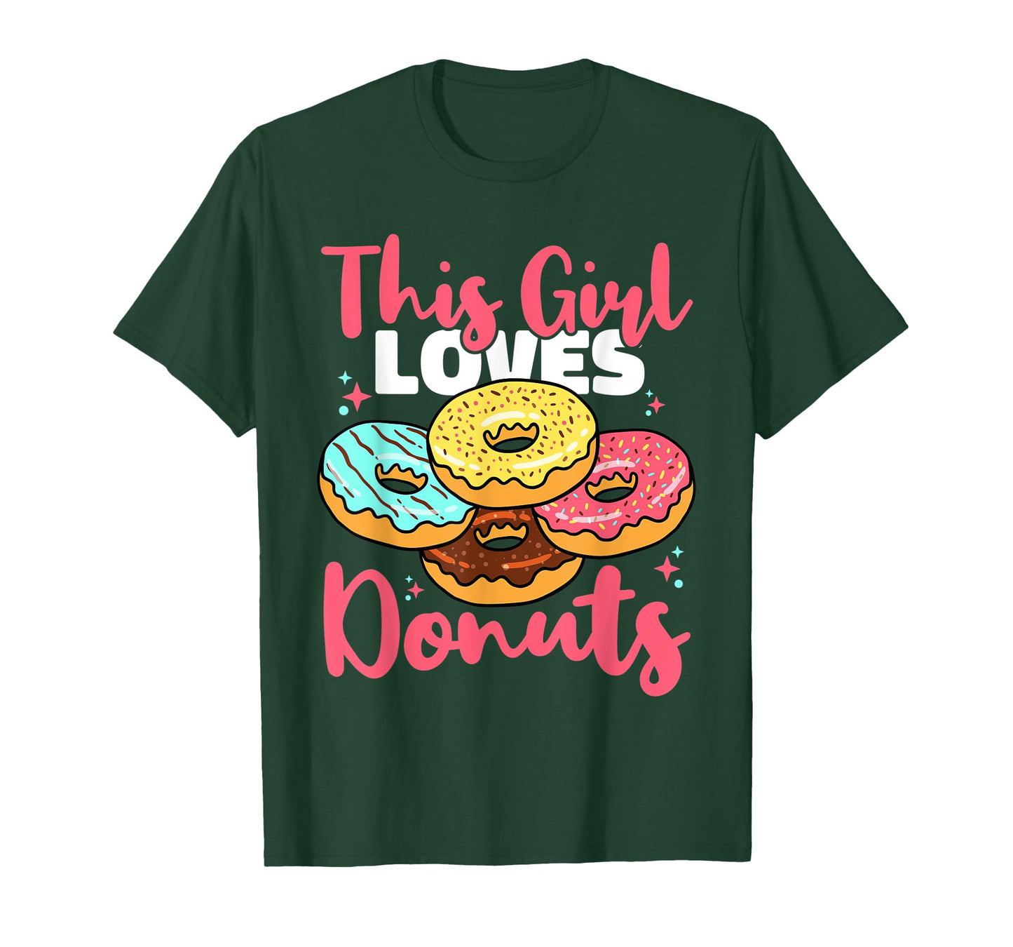 Donut Sweet Food - This Girl Loves Donuts T-Shirt