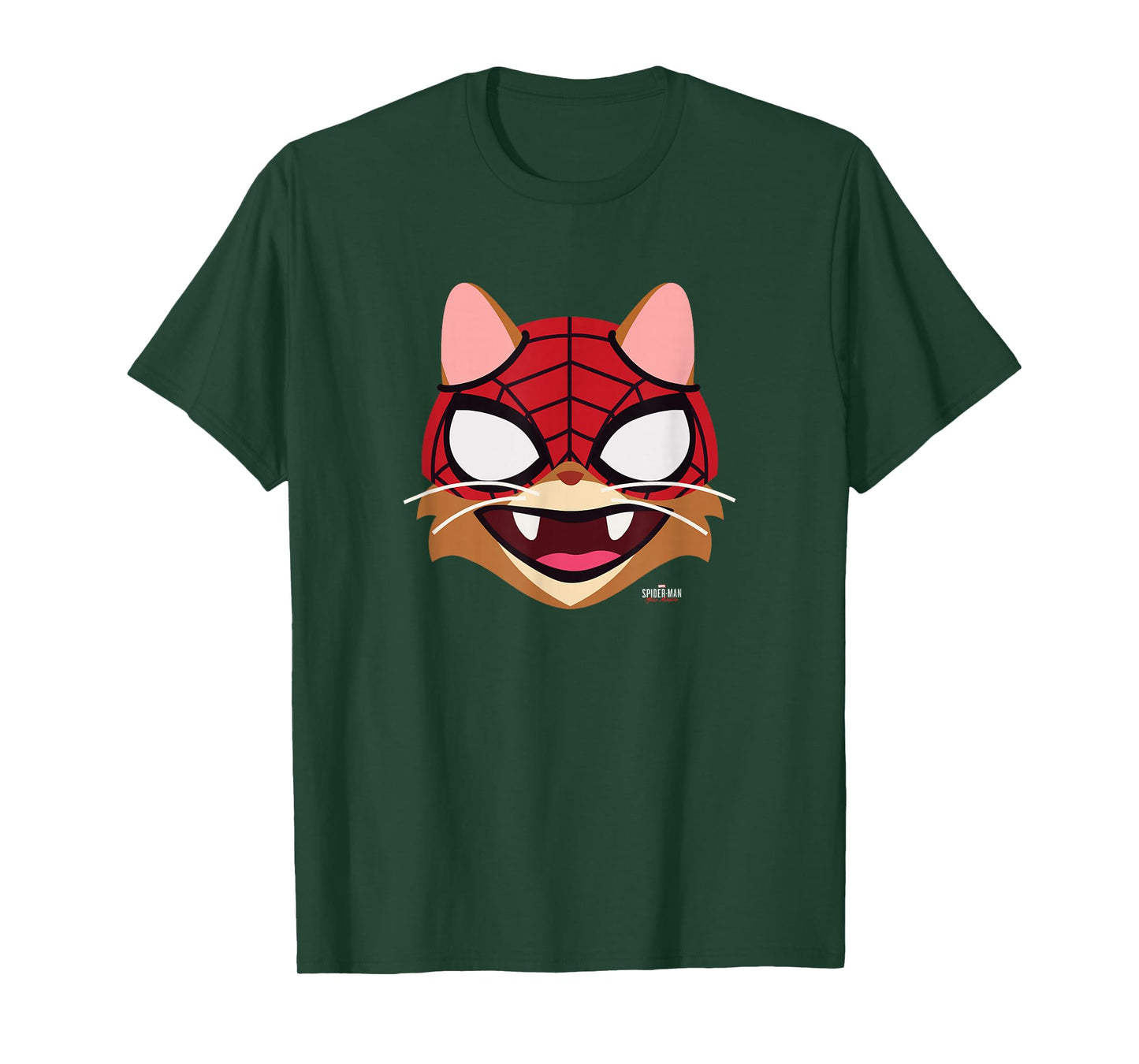 Marvel Spider-Man: Miles Morales Spider-Cat Big Face T-Shirt