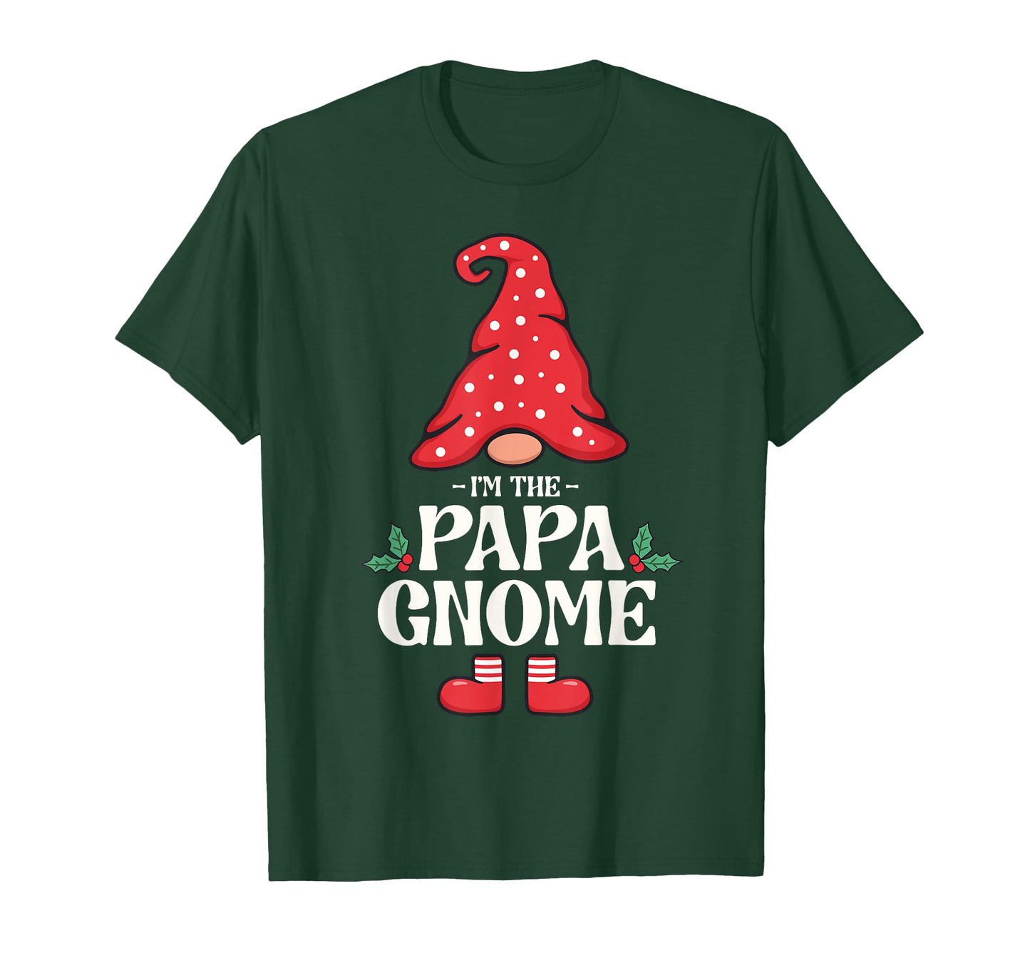 The Papa Gnome Funny Family Matching Group Christmas T-Shirt