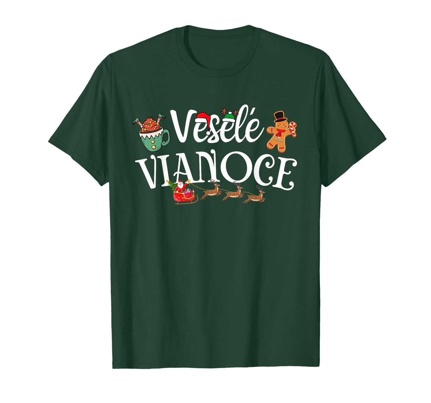 Veselé Vianoce Slovak Merry Christmas Vesele Vianoce T-Shirt
