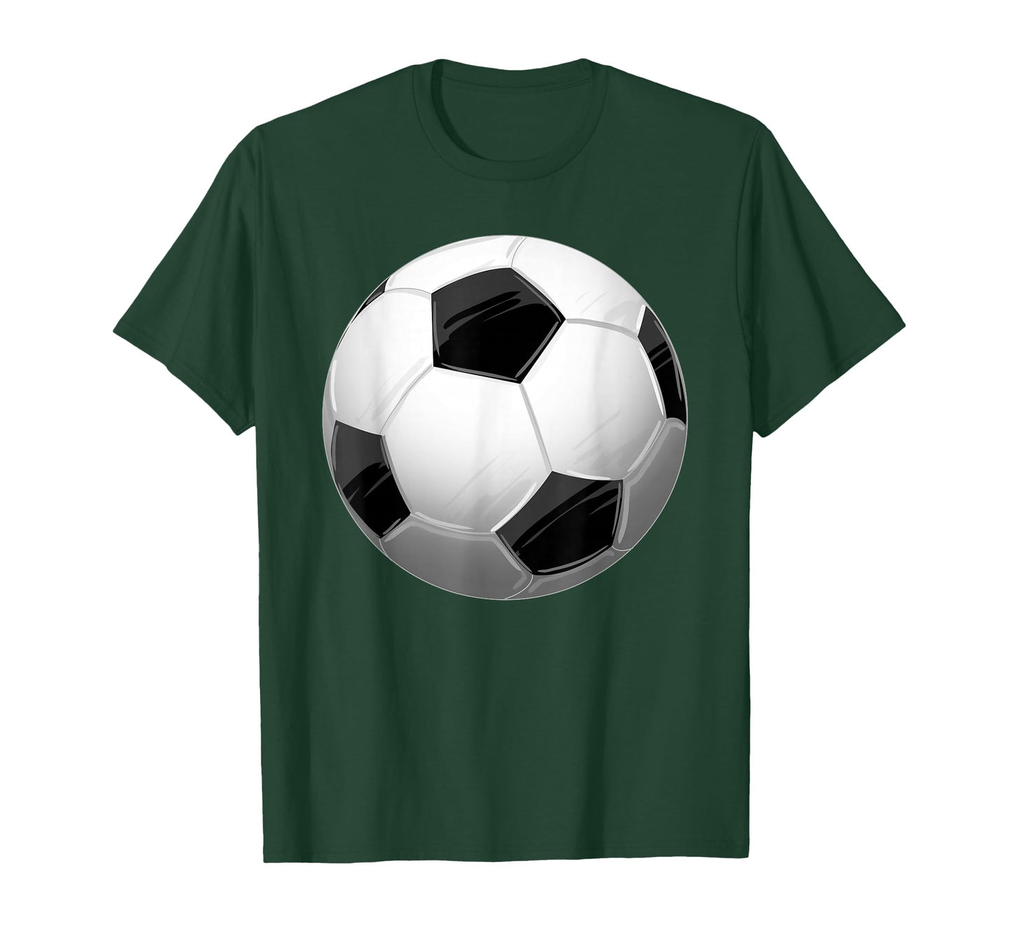 Black White Soccer Ball Cool Sports Football Player Gift T-Shirt