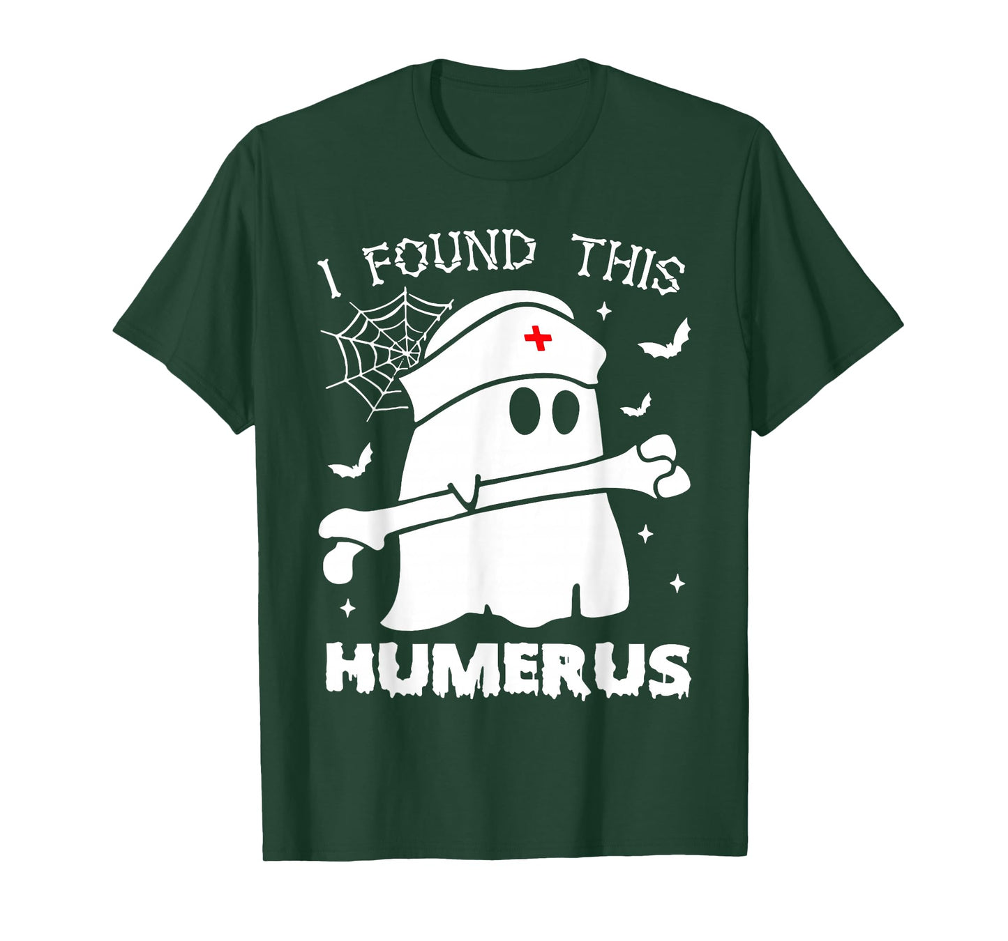 I Found This Humerus Boo Ghost Halloween Costume T-Shirt