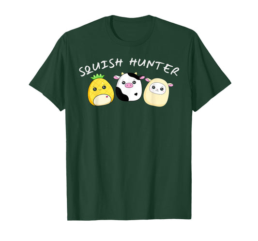 Squish hunter cute animals pineapple cow lamb T-Shirt