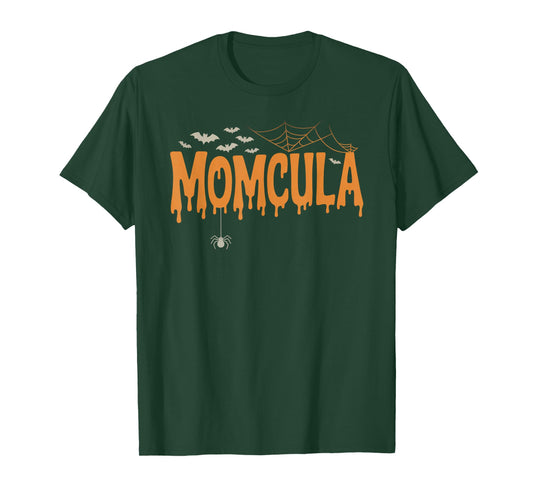 Funny MomCula Halloween Dad Costume Bat Vampire Daddy Men T-Shirt