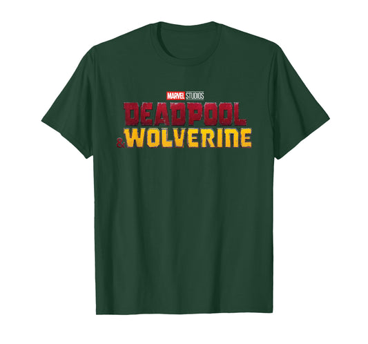 Marvel Studios Deadpool & Wolverine Official Movie Logo T-Shirt