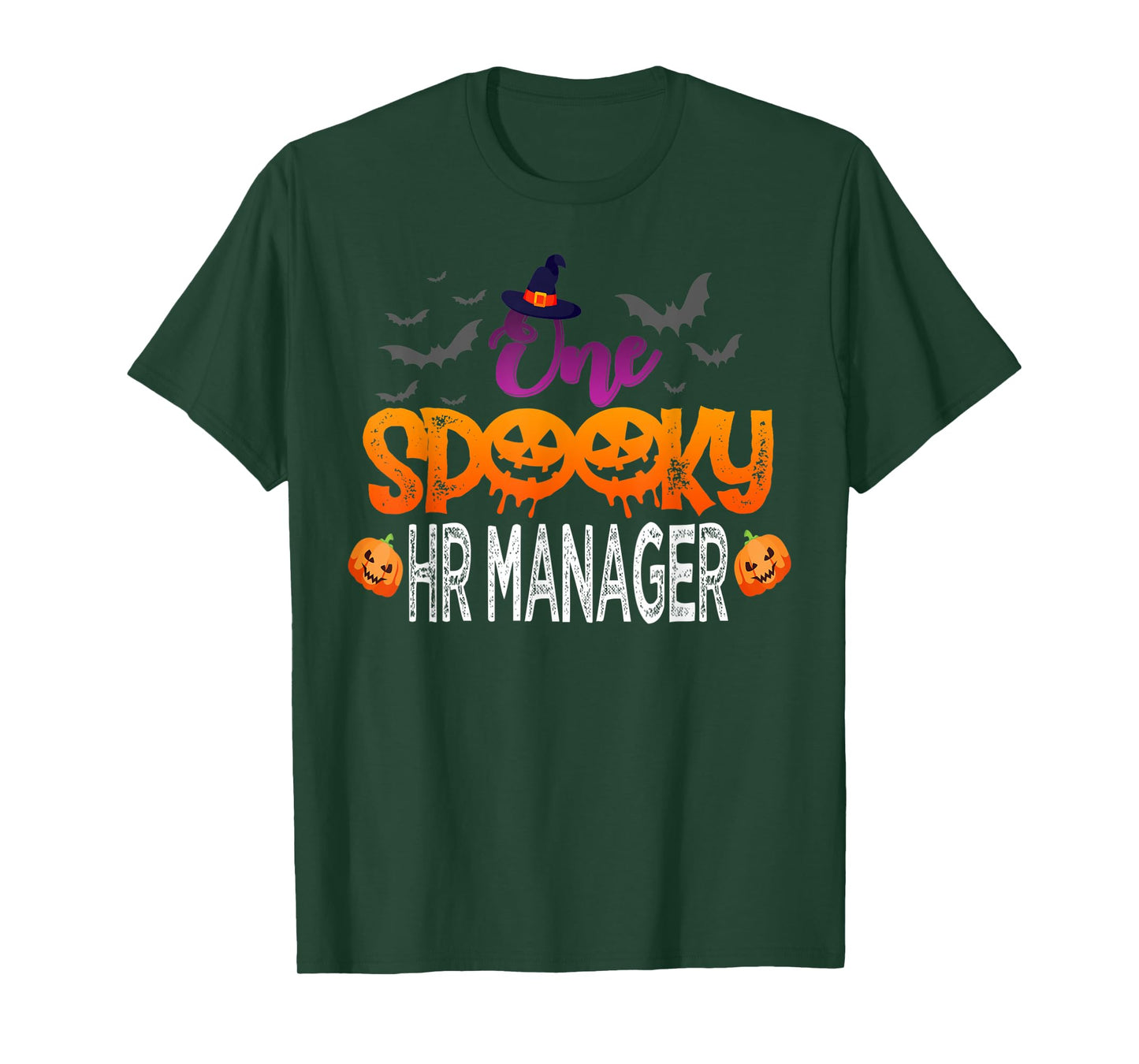 One Spooky HR Manager Halloween Costume Gift for Men Women T-Shirt