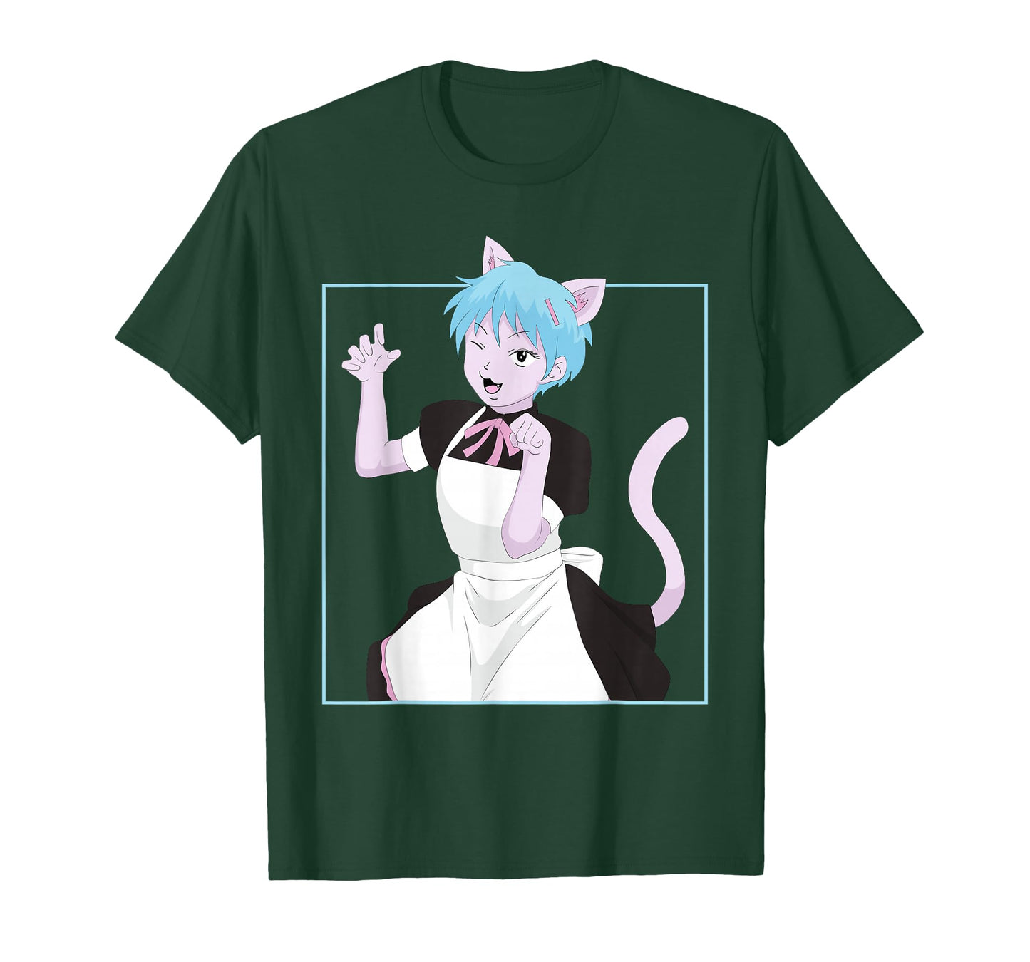 Femboy Neko Anime Boy Maid Crossdressing Pastel Aesthetic T-Shirt
