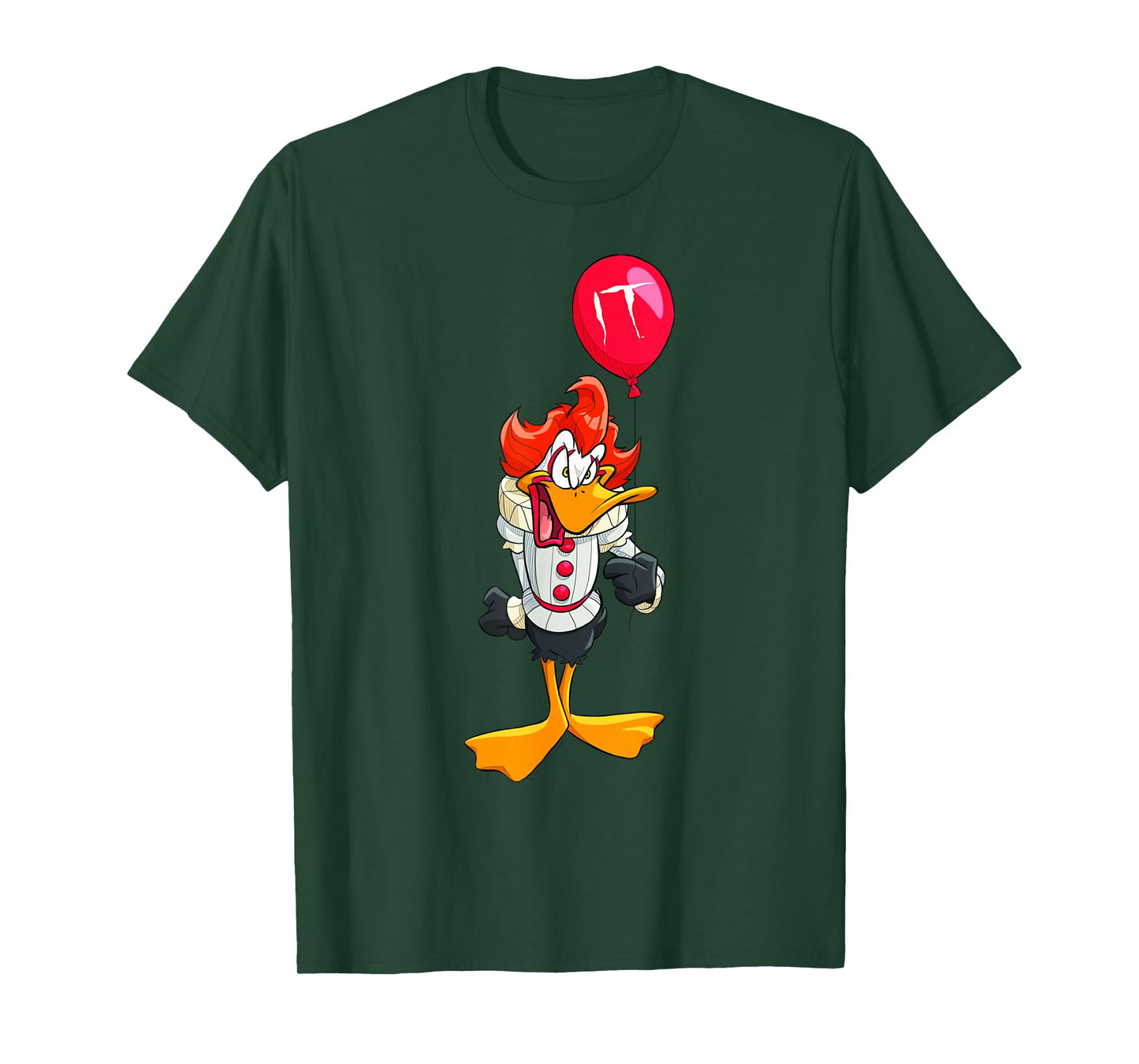 WB 100 Looney Tunes Halloween Daffy Duck Pennywise Costume T-Shirt