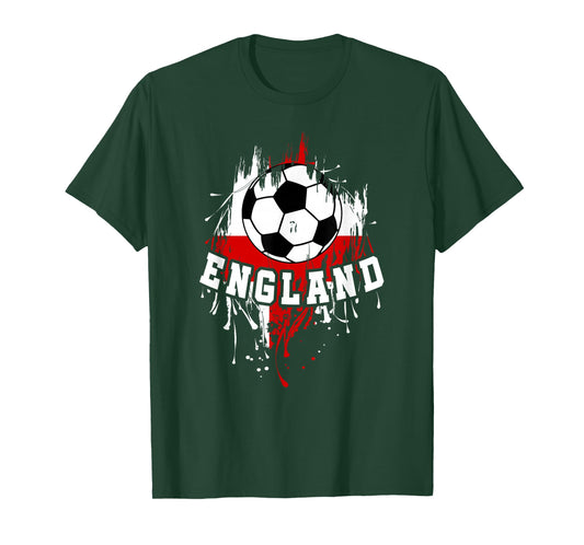 England Soccer English Football England Futbol T-Shirt