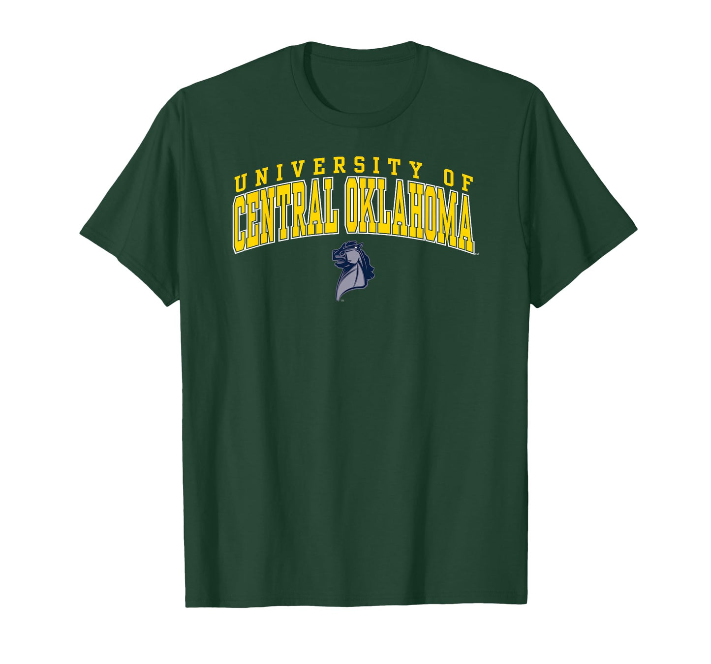 Central Oklahoma Bronchos Arch Over Blue Officially Licensed T-Shirt