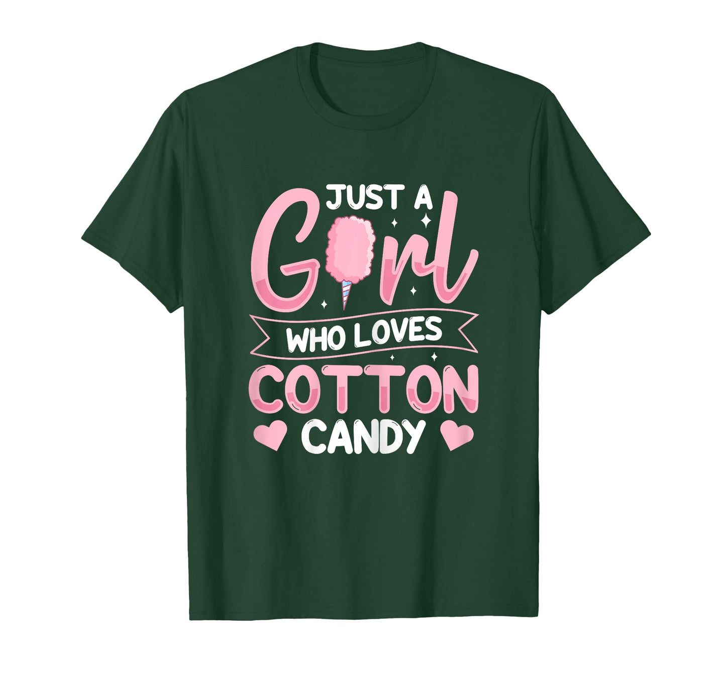 Cotton Candy Stick Design for a Cotton Candy girl T-Shirt