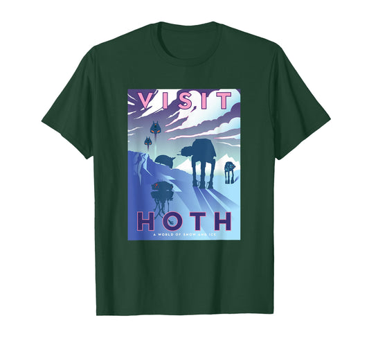 Star Wars The Empire Strikes Back Visit Hoth Postcard T-Shirt