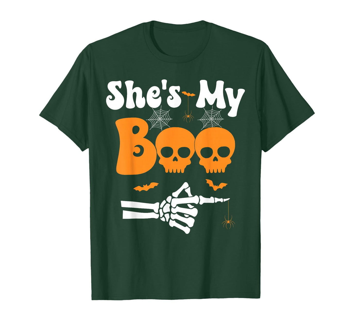 She’s My Bo Skeleton Funny Couples Matching Halloween Couple T-Shirt