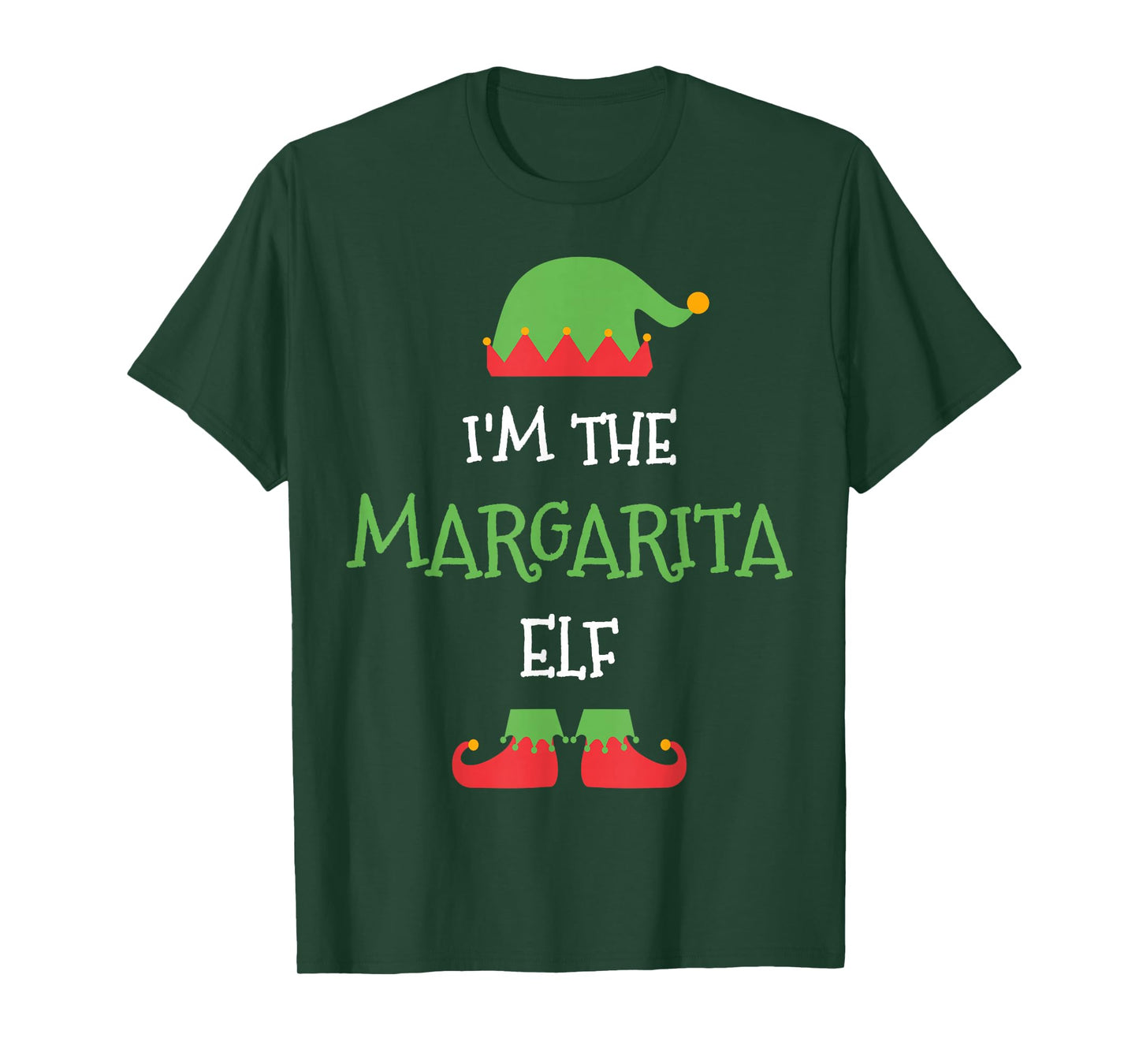 The Margarita Elf Christmas Family Matching Group T-Shirt