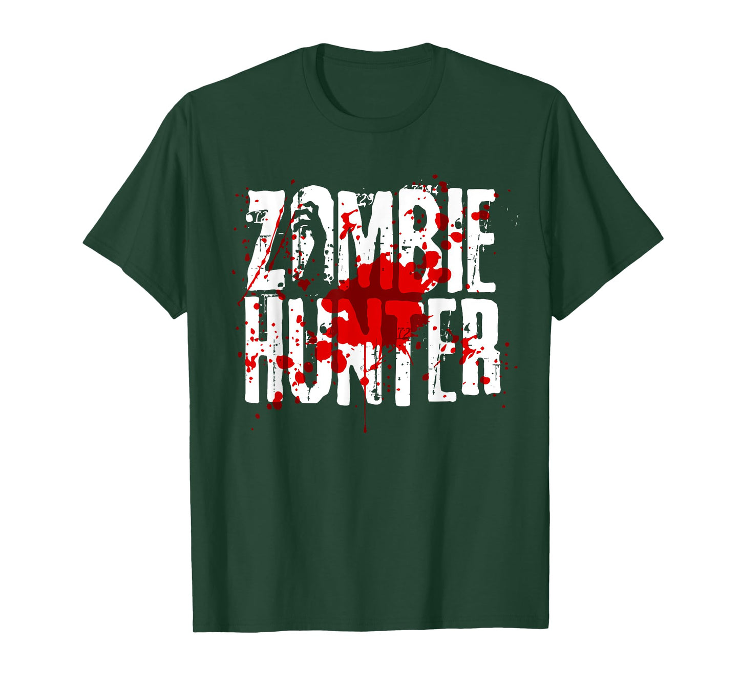 Funny Zombie Hunter Design For Boys Girls Halloween Hunting T-Shirt