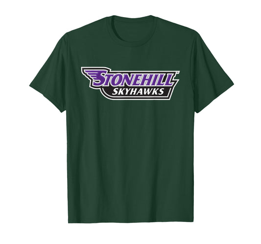 Stonehill College Skyhawks Text Logo T-Shirt