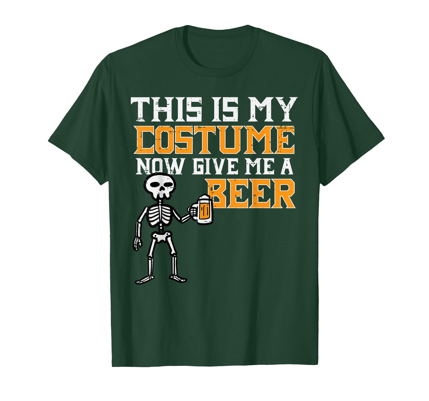 This Is My Costume Funny Skeleton Halloween Men Dad T-Shirt