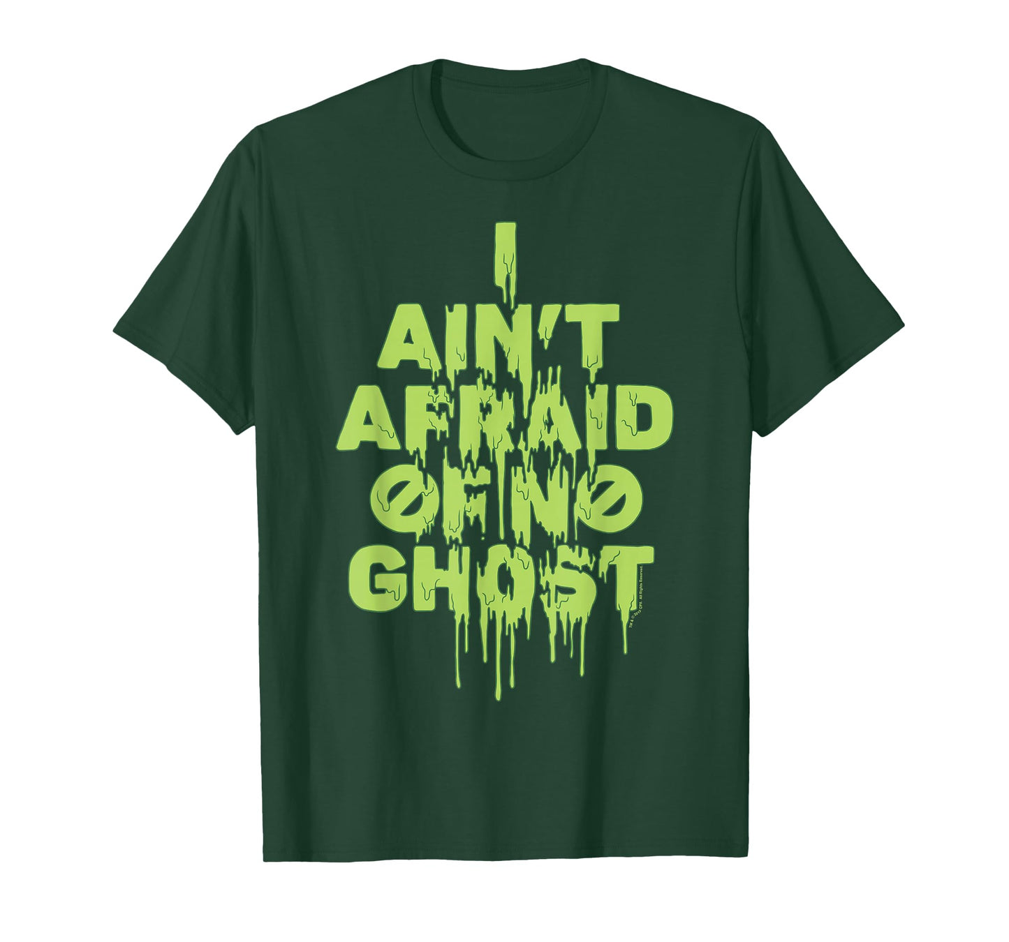 Ghostbusters I Ain't Afraid Of No Ghost Slime Drip T-Shirt T-Shirt