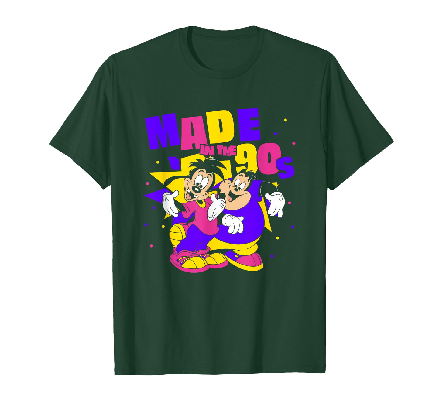 Disney A Goofy Movie Max P.J Made in The 90's Retro Logo T-Shirt