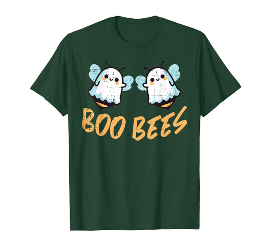 Halloween Boo Ghost Bees Funny Costume Pun Adult Humor Women T-Shirt