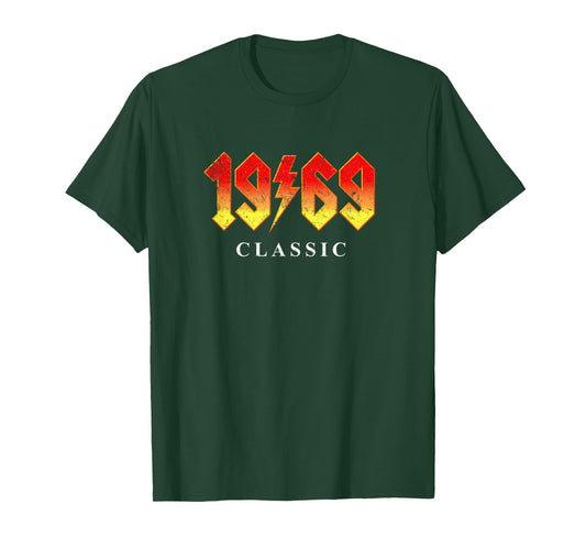 Vintage 1969 Classic Rock Legend 55 Year Old 55th Birthday T-Shirt