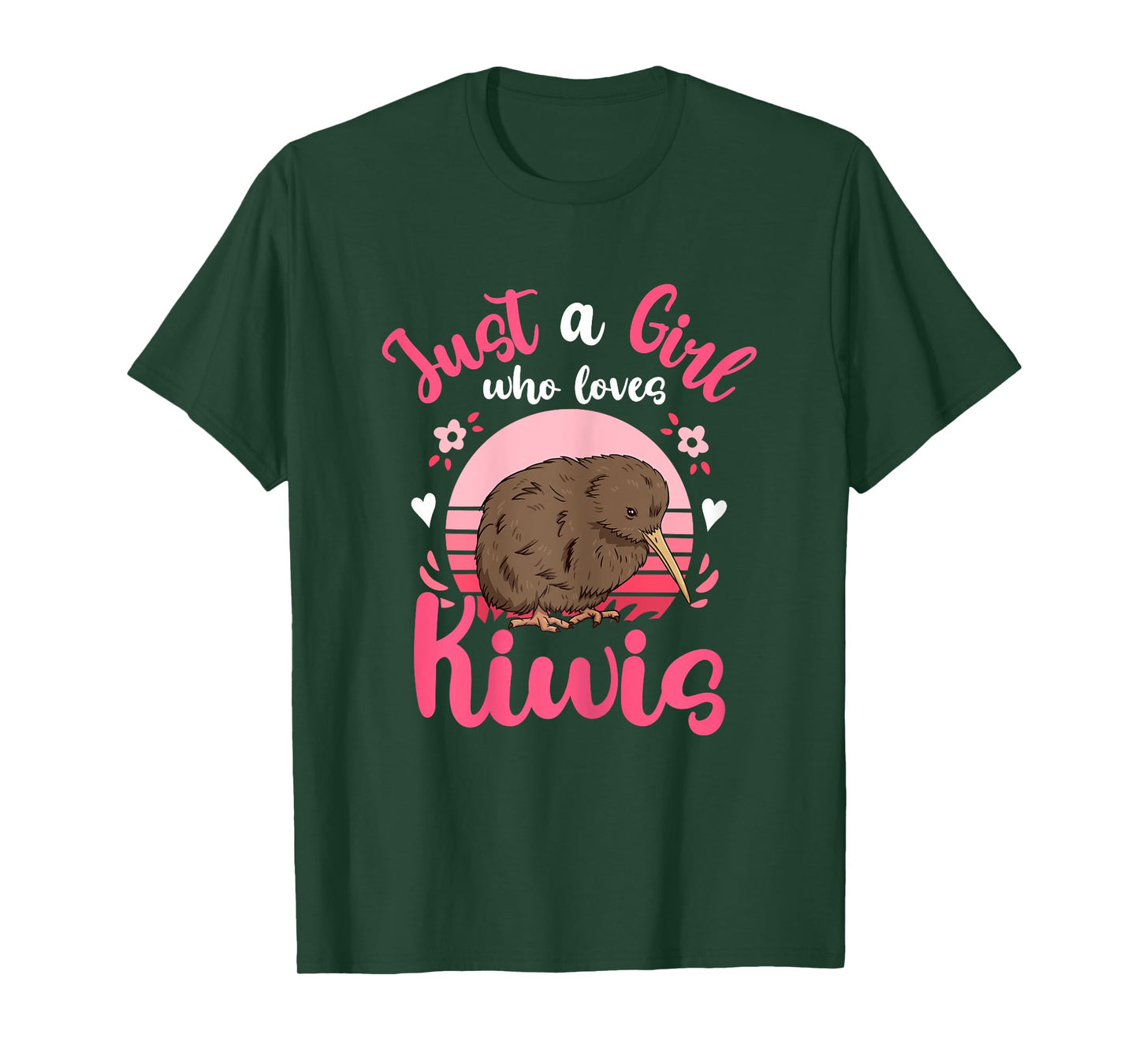 Kiwi Birds Just a Girl Who Loves Kiwis T-Shirt