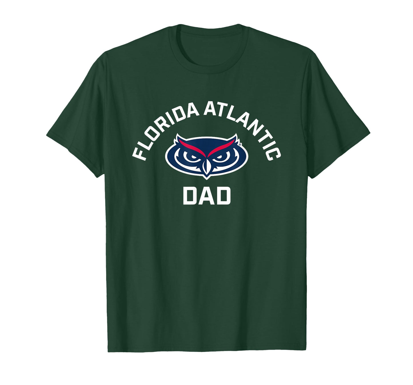 Florida Atlantic University FAU Owls Arched Dad T-Shirt