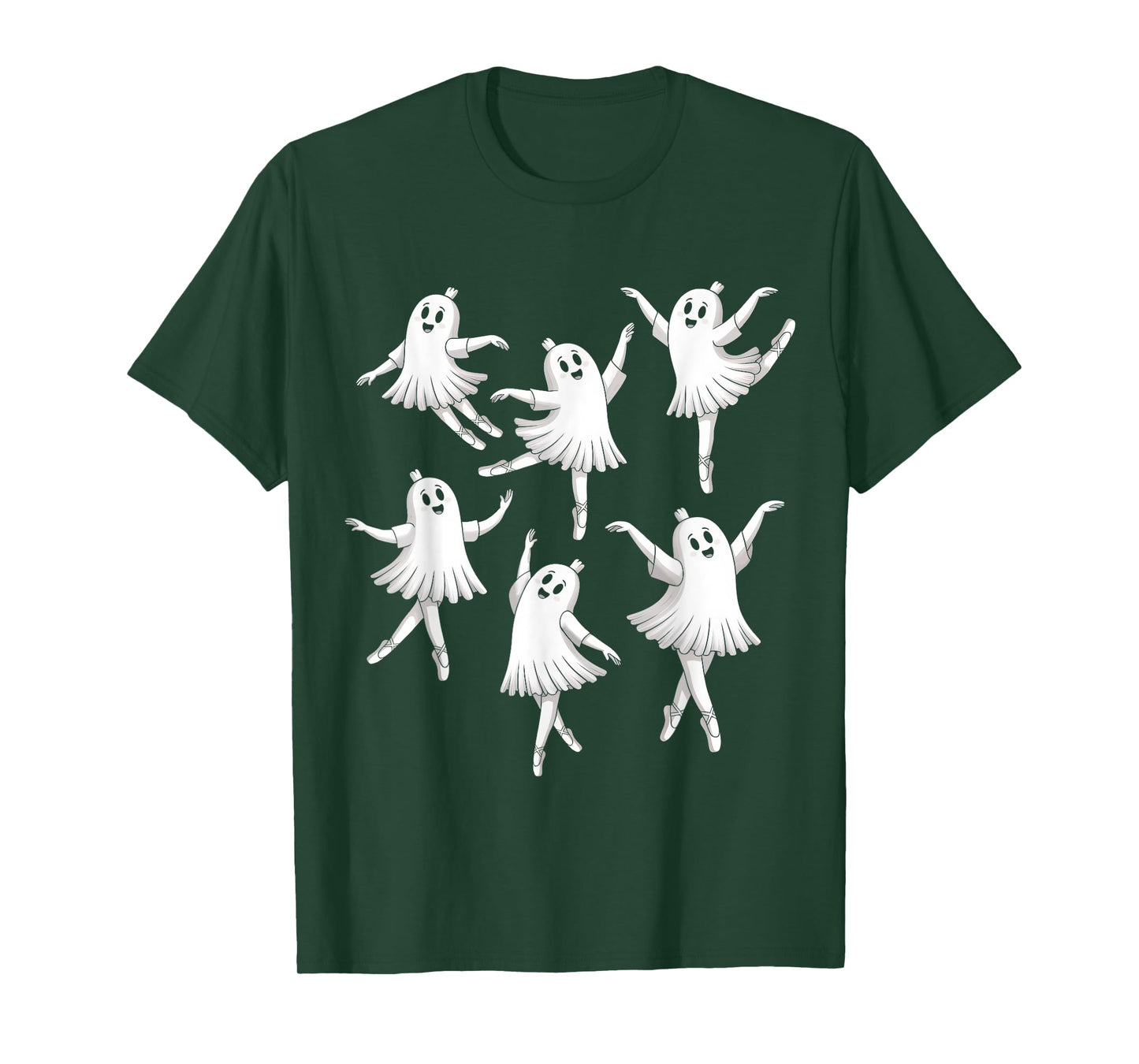 Ballet Ghost Dancer Spooky Dance Teacher Halloween Costume T-Shirt