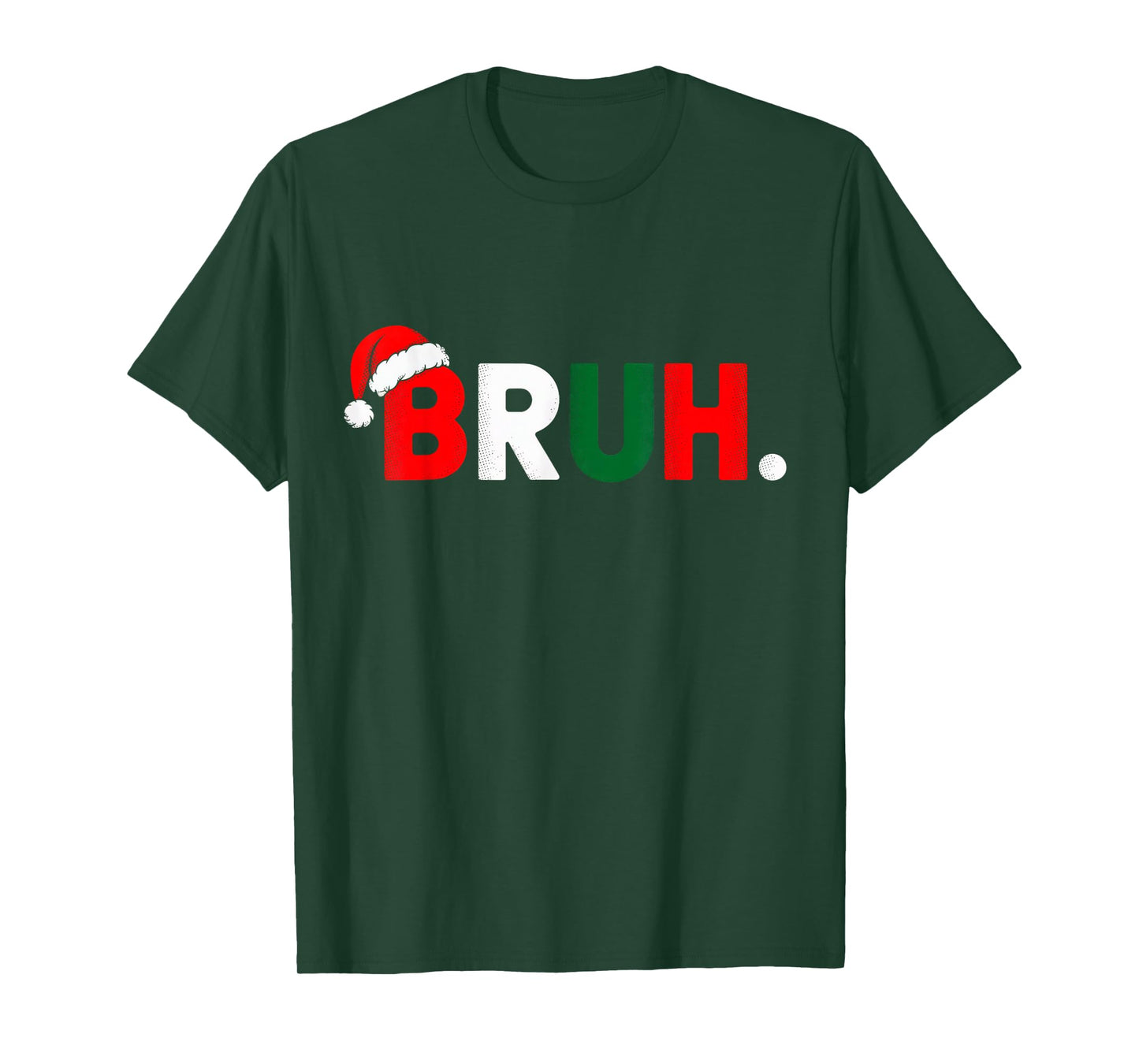 Bruh Funny Christmas for Men Teens Boys Kids Xmas Pajamas T-Shirt