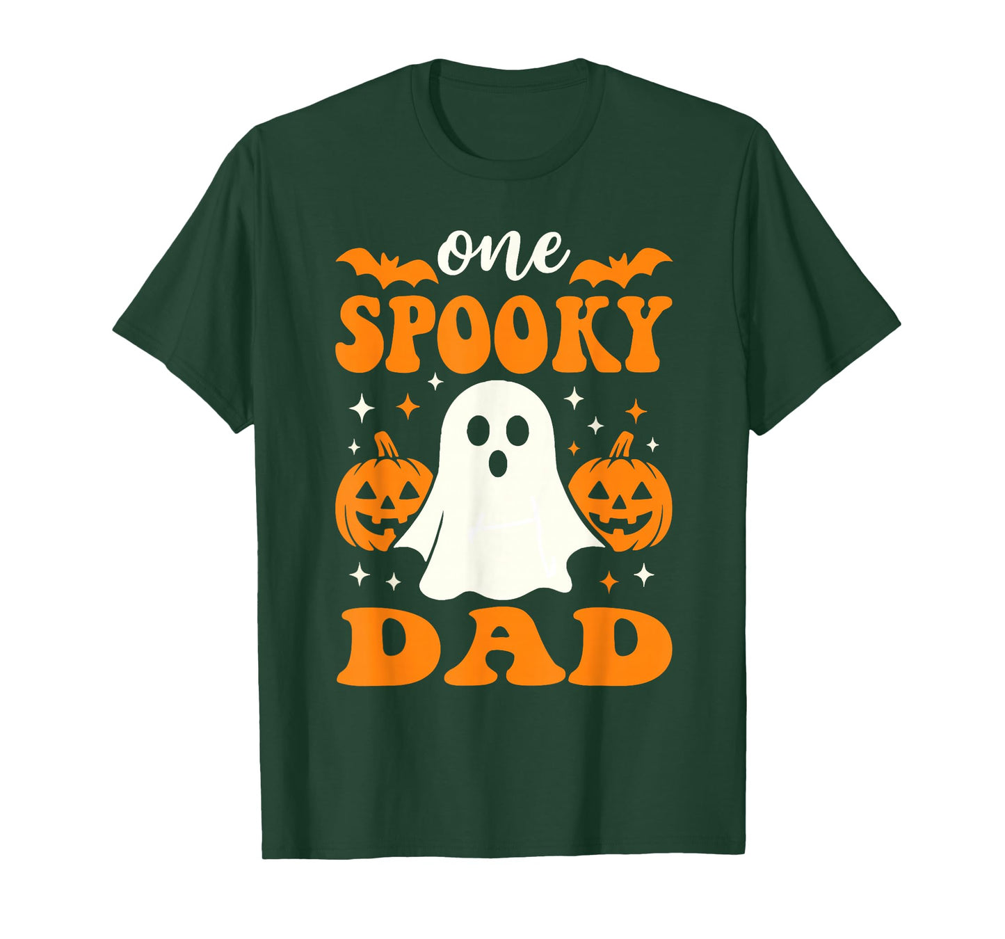 One Spooky Dad Matching Family Halloween Costumes T-Shirt
