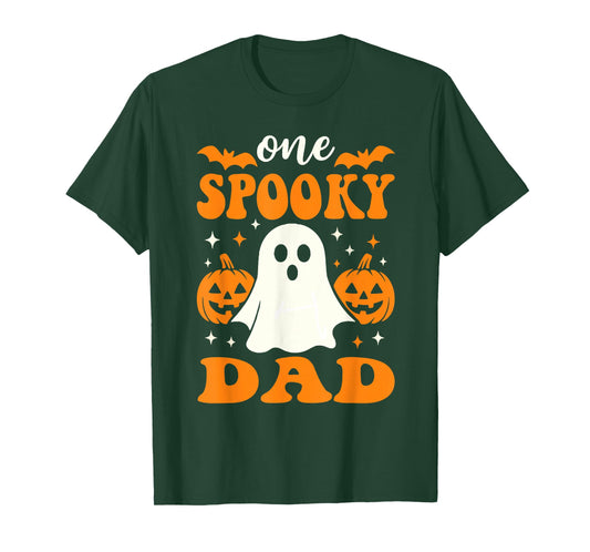 One Spooky Dad Matching Family Halloween Costumes T-Shirt